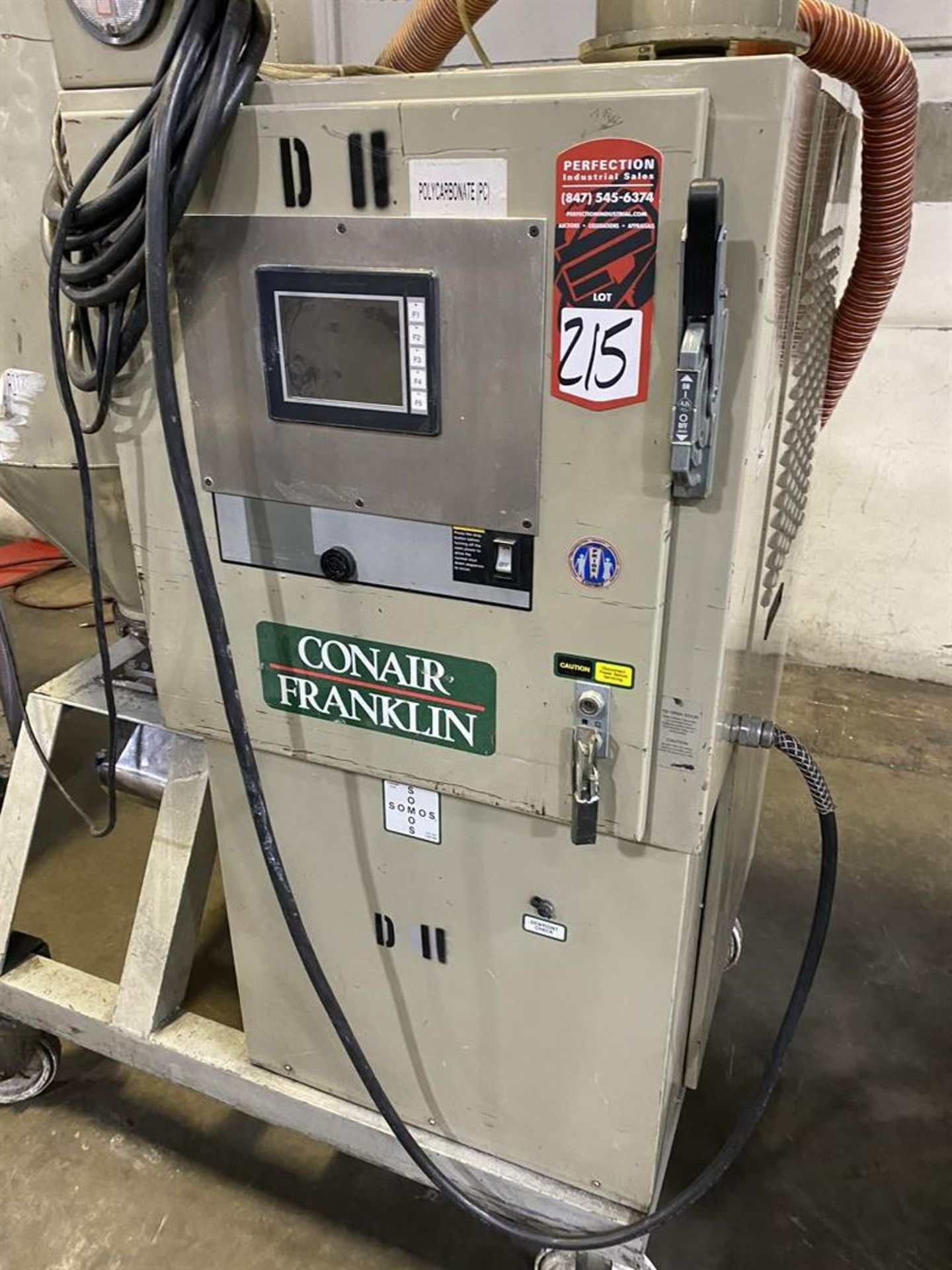 Conair Franklin D943601 Hopper Dryer System, s/n D40001, w/ Conair Vacuum Loader and Universal - Image 3 of 7