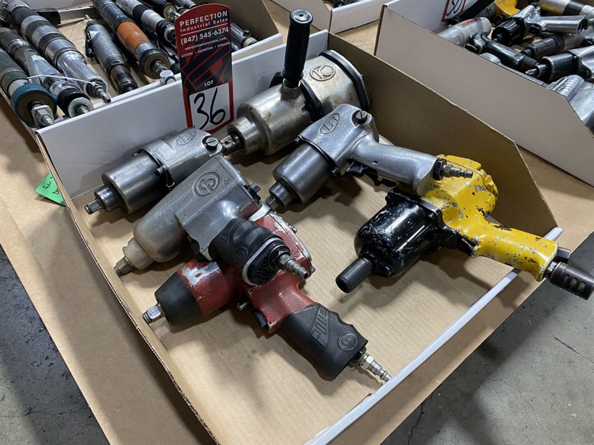 Lot of Assorted Pneumatic Impacts