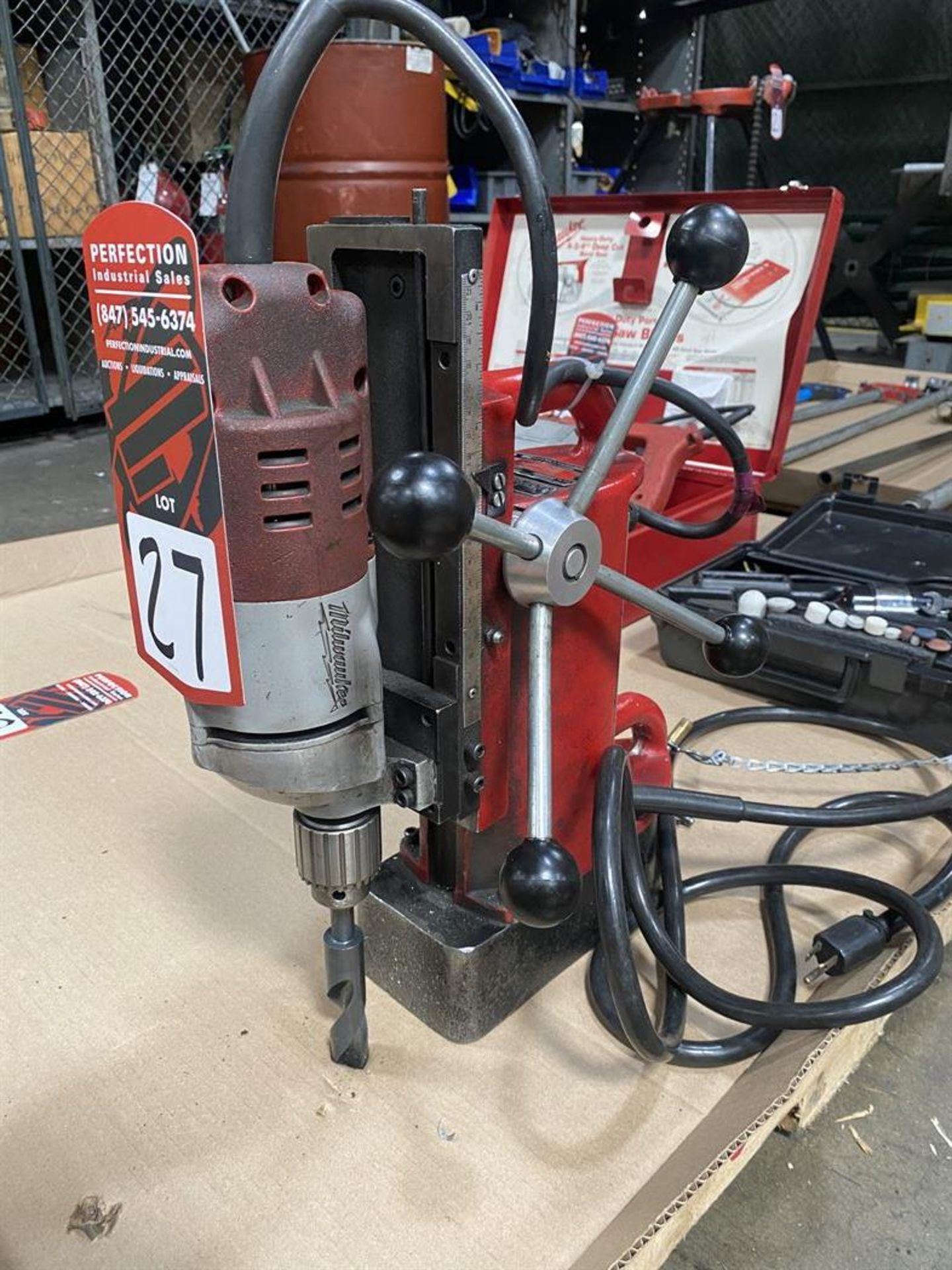 Milwaukee 4202 Magnetic Drill Press, s/n 059619518