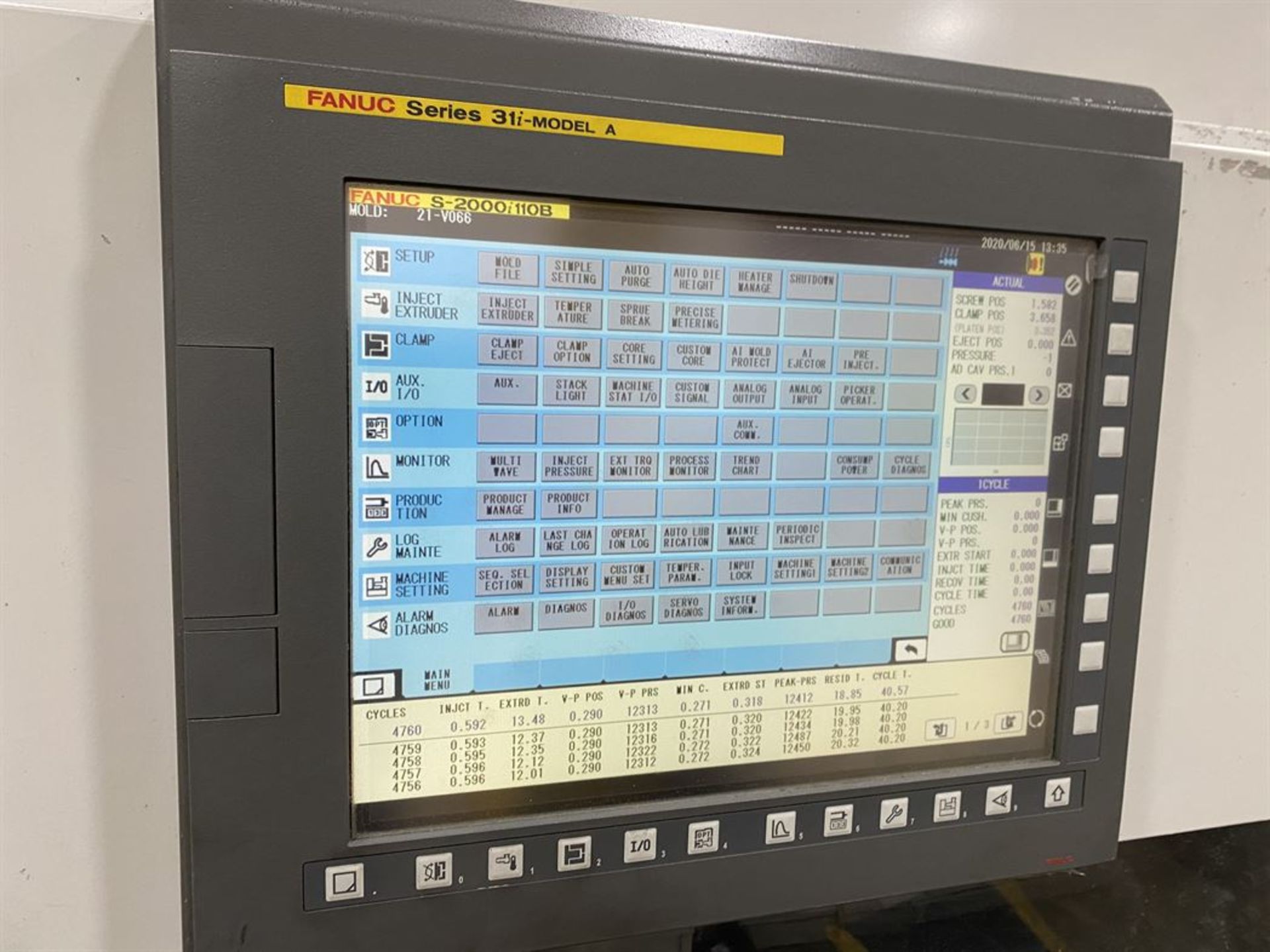 2010 CINCINNATI MILACRON FANUC RoboShot S-2000i 110B 110 Ton Electric Injection Molder, s/n - Image 9 of 12