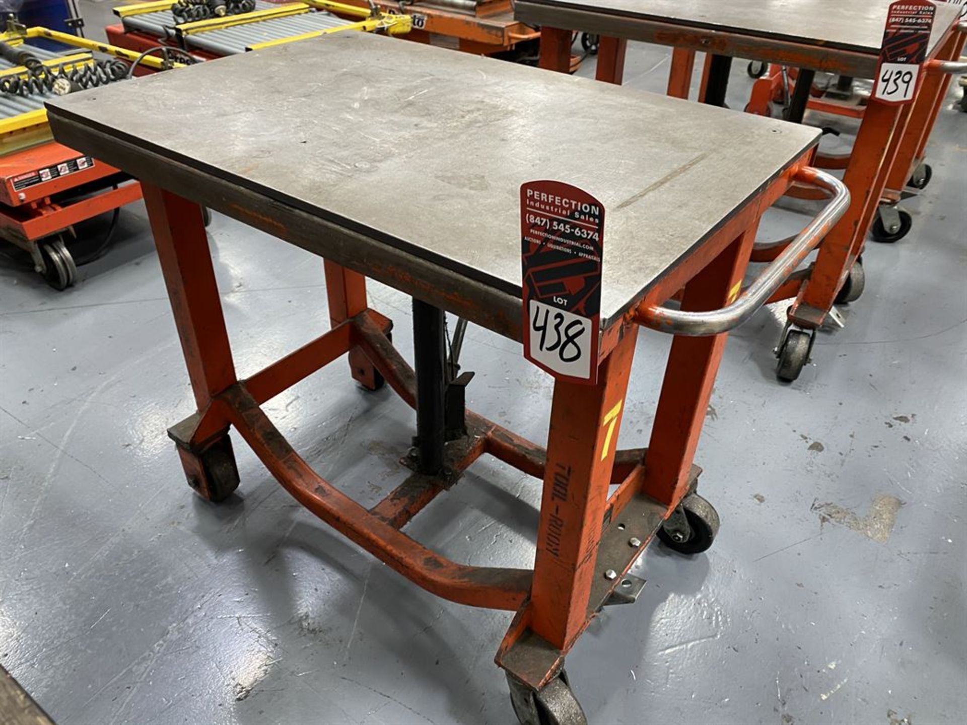 Presto P18-20 Lift Table, s/n 132481-01, 2000 Lb. Capacity