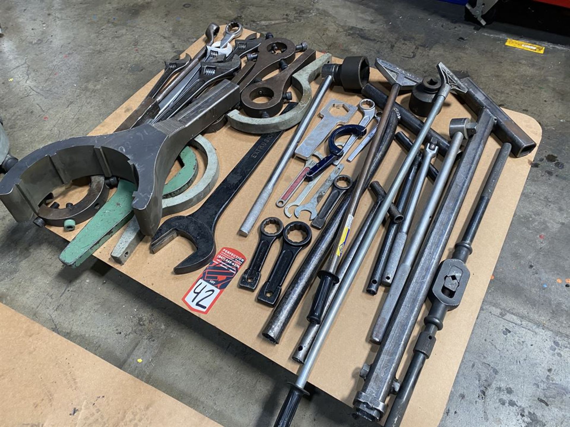 Lot of Assorted Breaker Bars, Spanner Wrenches, Crescent Wrenches, and T-Wrenches - Image 2 of 3