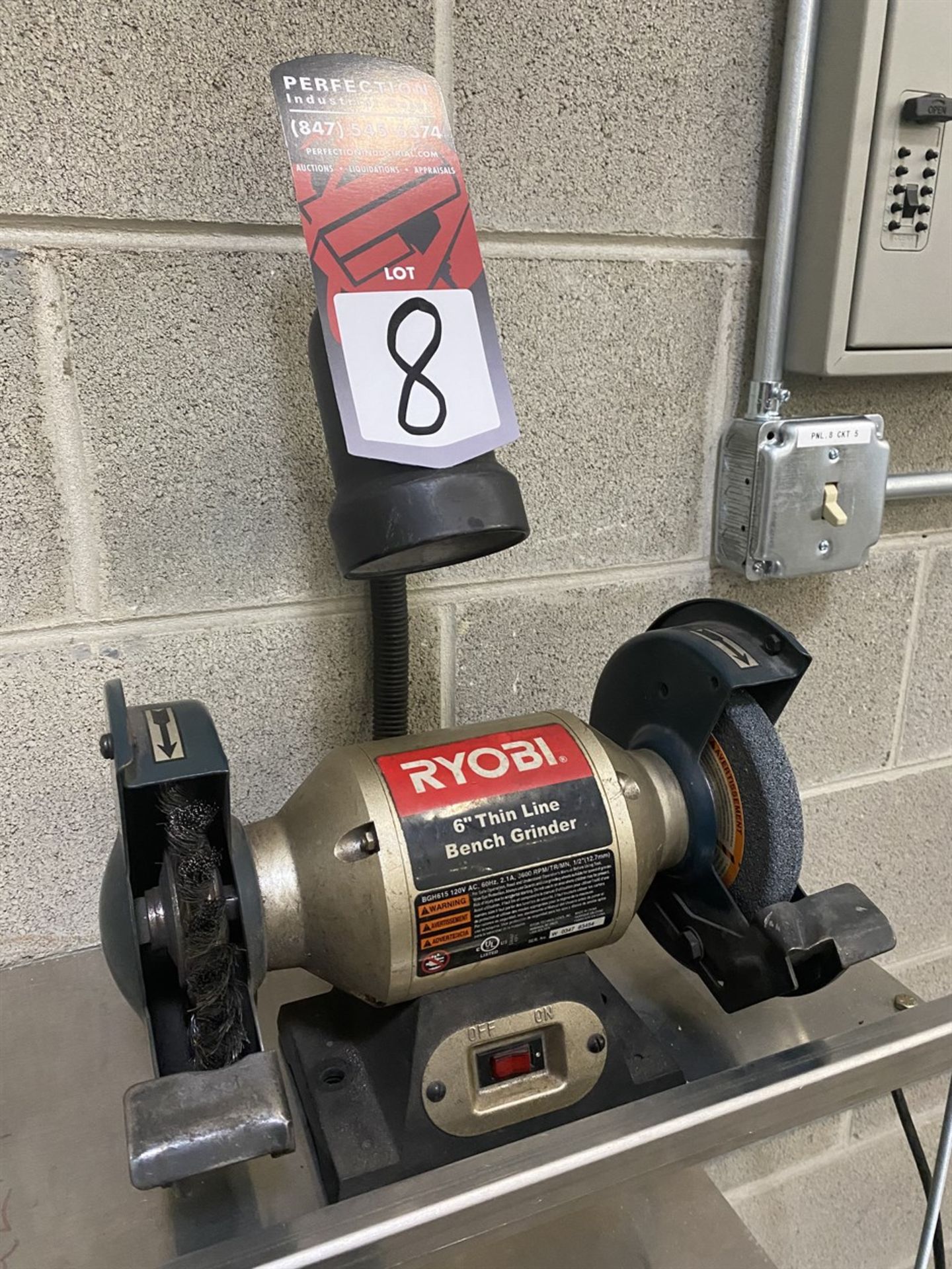 RYOBI 6" Thin Lined Bench Grinder