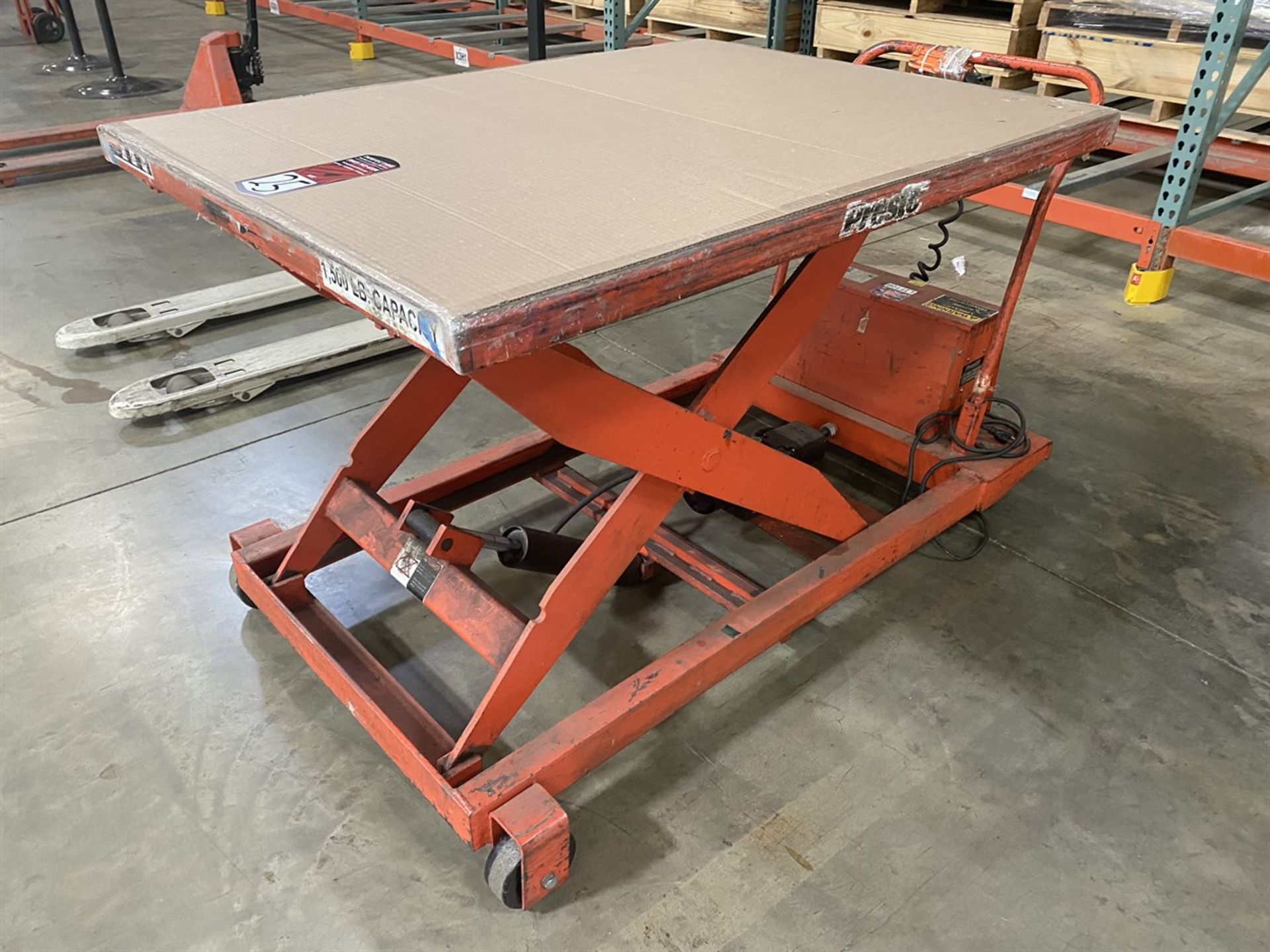 PRESTO WBP36-15 Lift Cart, 1500 LB Capacity, 4' x 3' Table
