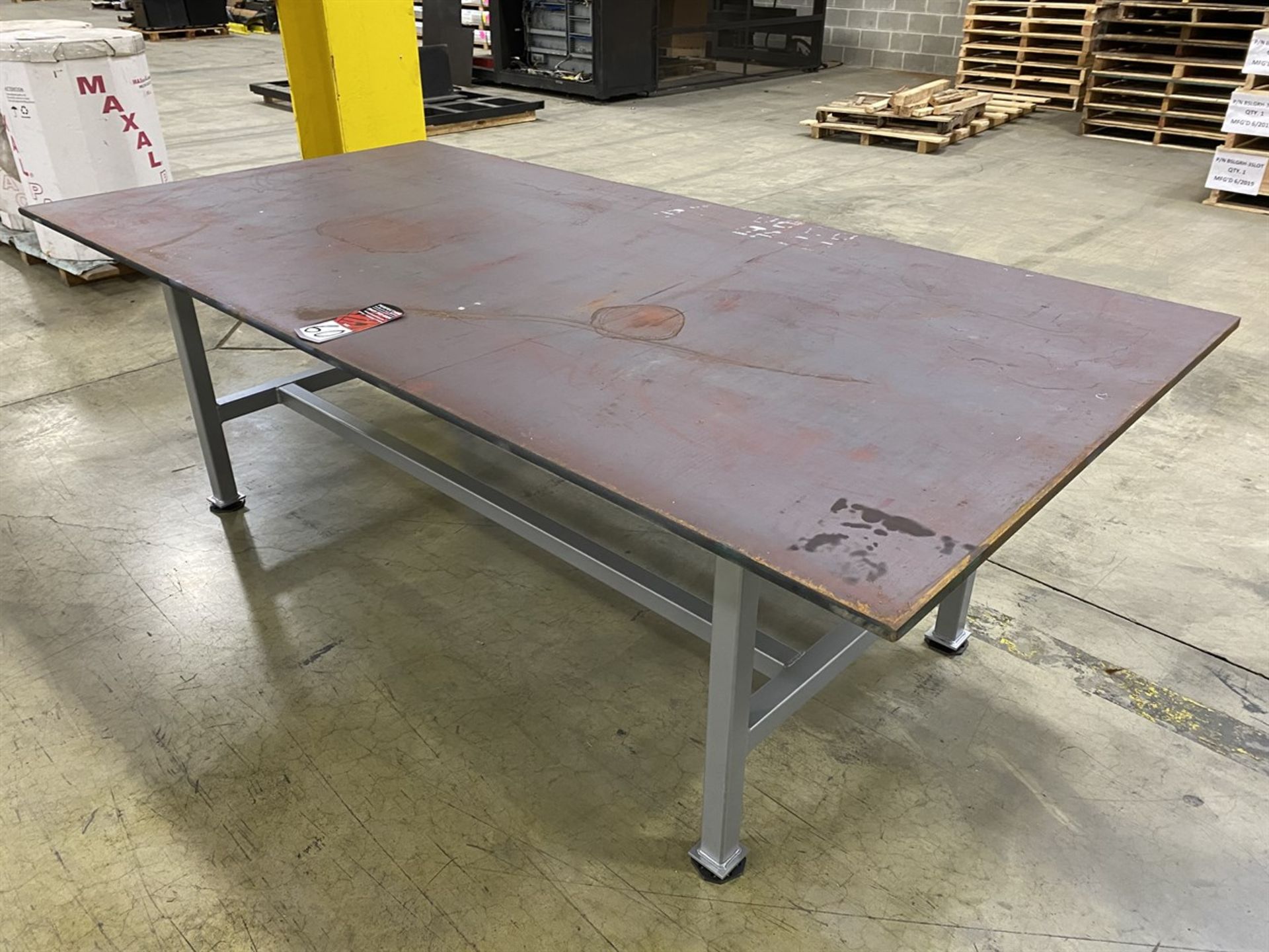 Steel Welding Table, 48" x 86" x 3/4"