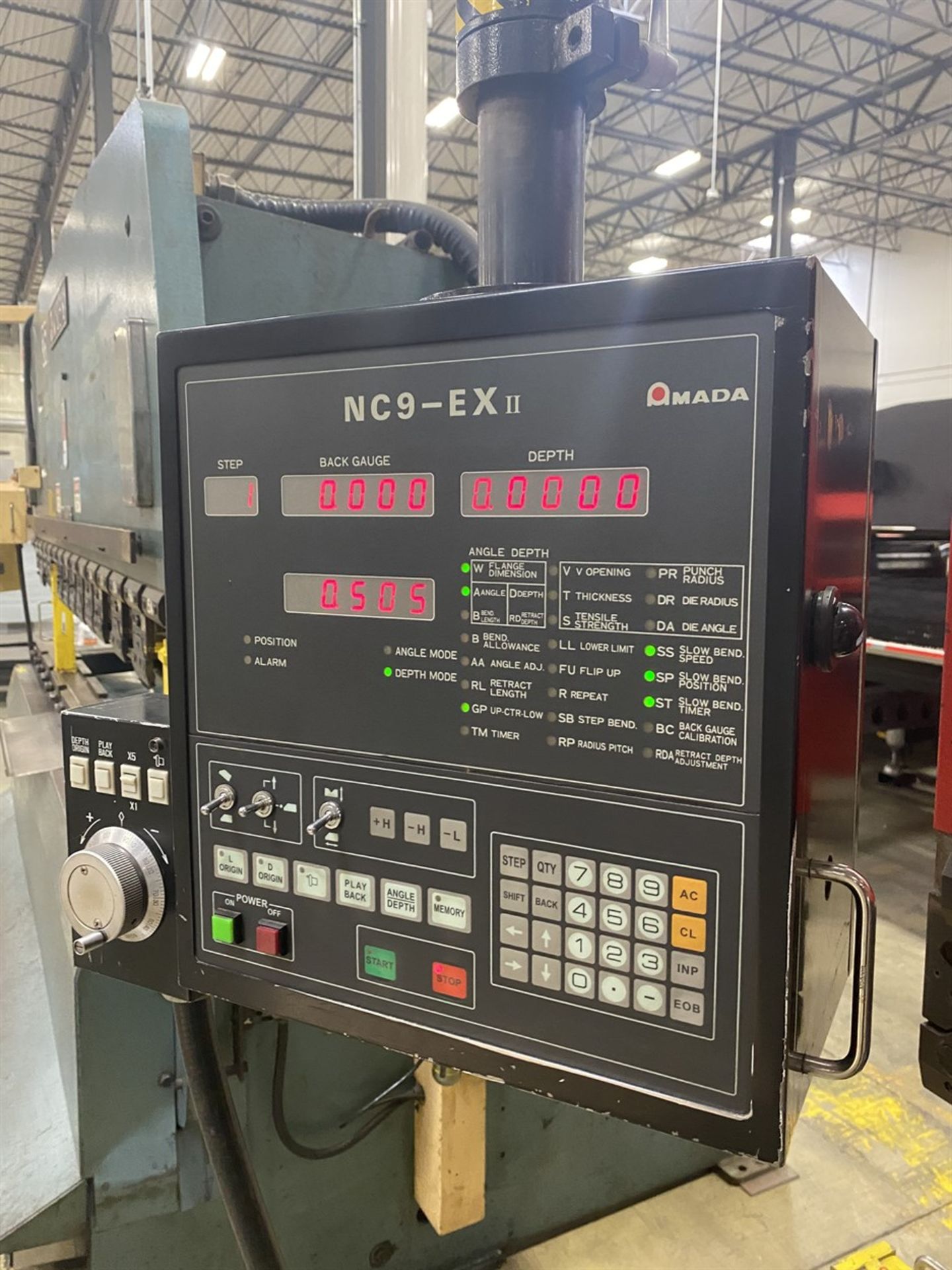 AMADA RG-80S CNC Press Brake, s/n 809840, 88 Ton Capacity, NC-9EXII Control, 78.8” Table Length, - Image 4 of 6