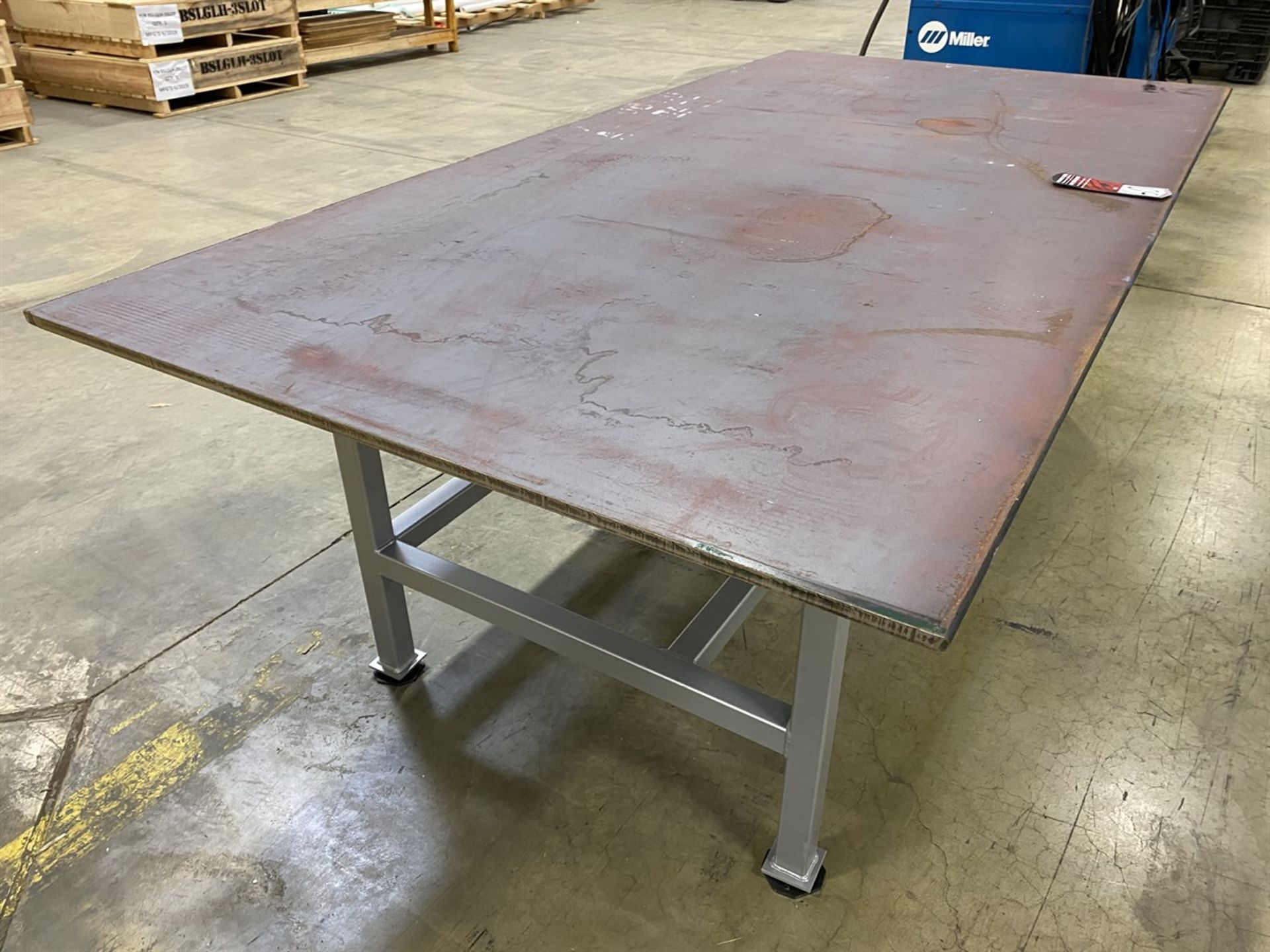 Steel Welding Table, 48" x 86" x 3/4" - Image 2 of 2