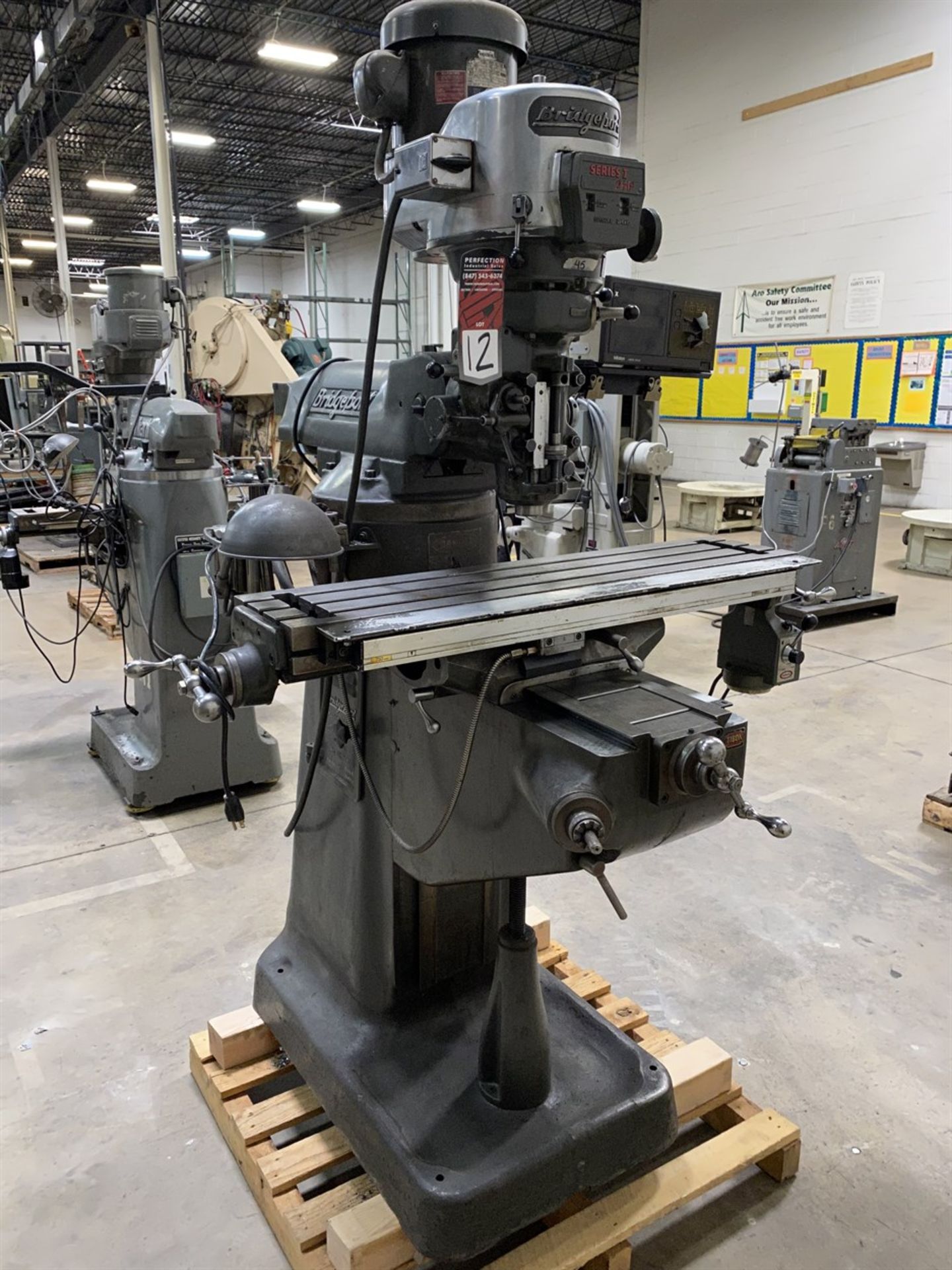 BRIDGEPORT Series I Milling Machine, s/n 98609, Mitutoyo DRO - Image 2 of 5