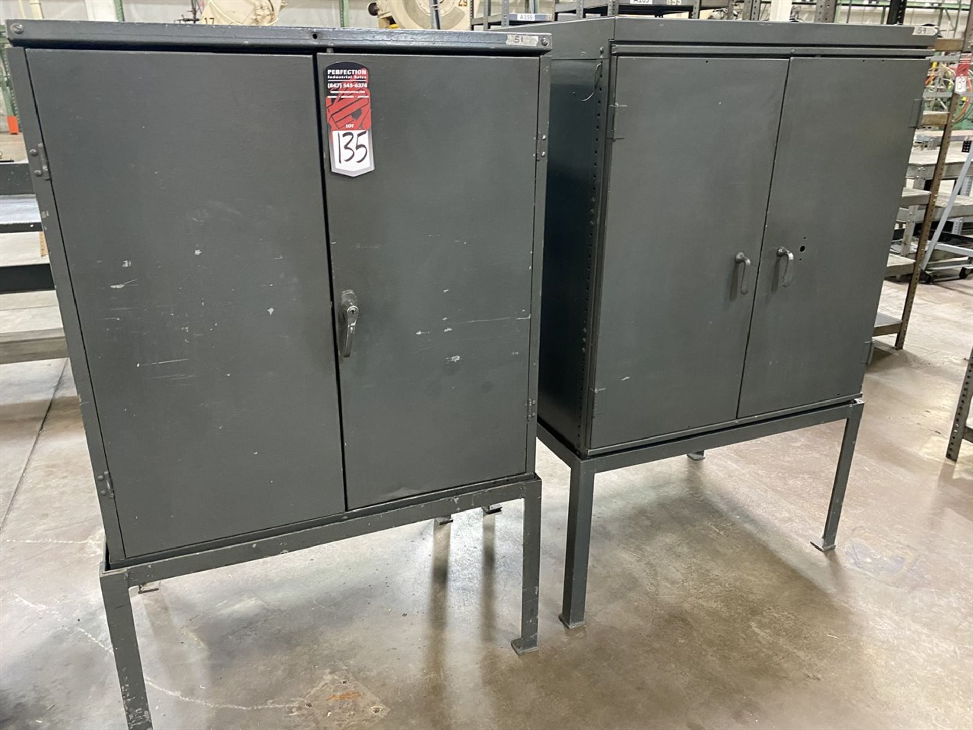 Lot of (2) Shop Cabinets