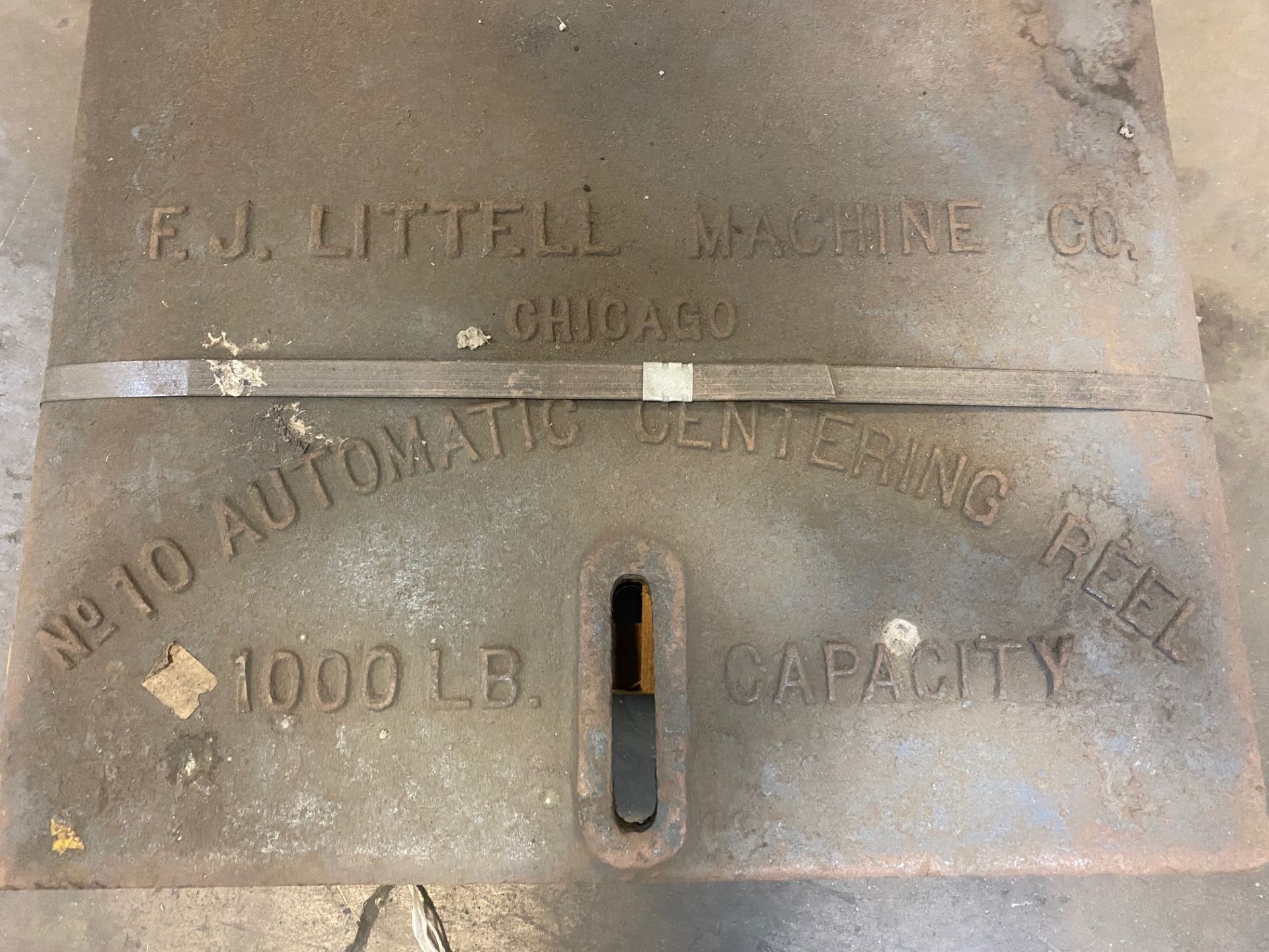 Littell No. 10 Auto Centering Reel, s/n na, 1000 LB Capacity - Image 4 of 4