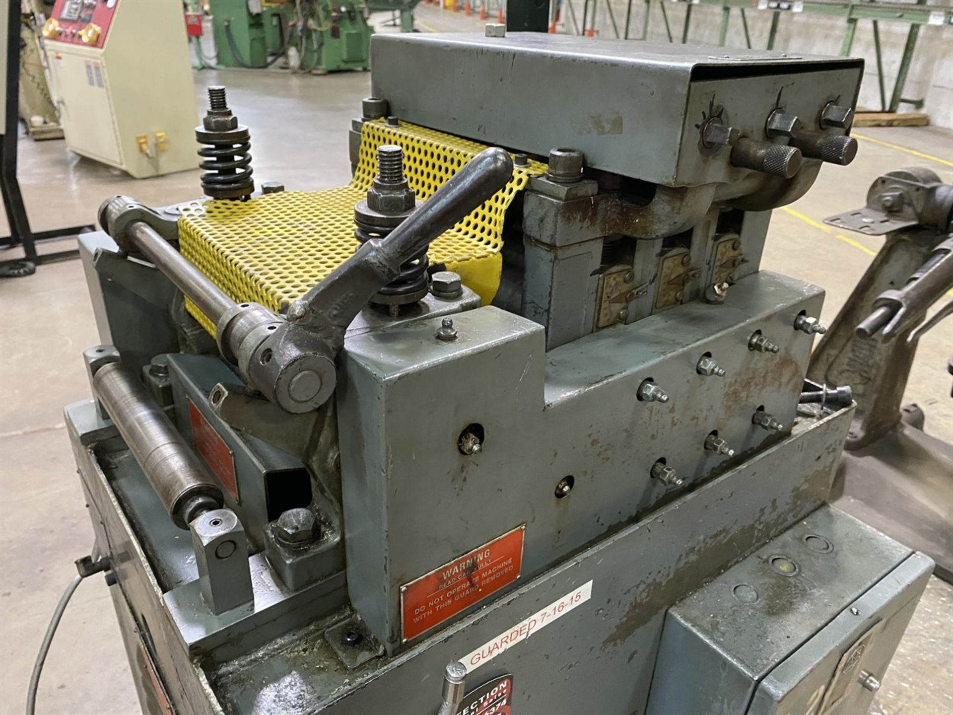 Coil Line comprising LITTELL No. 10 Centering Reel, 1000 LB Capacity, LITTELL No. 30B - Image 7 of 11