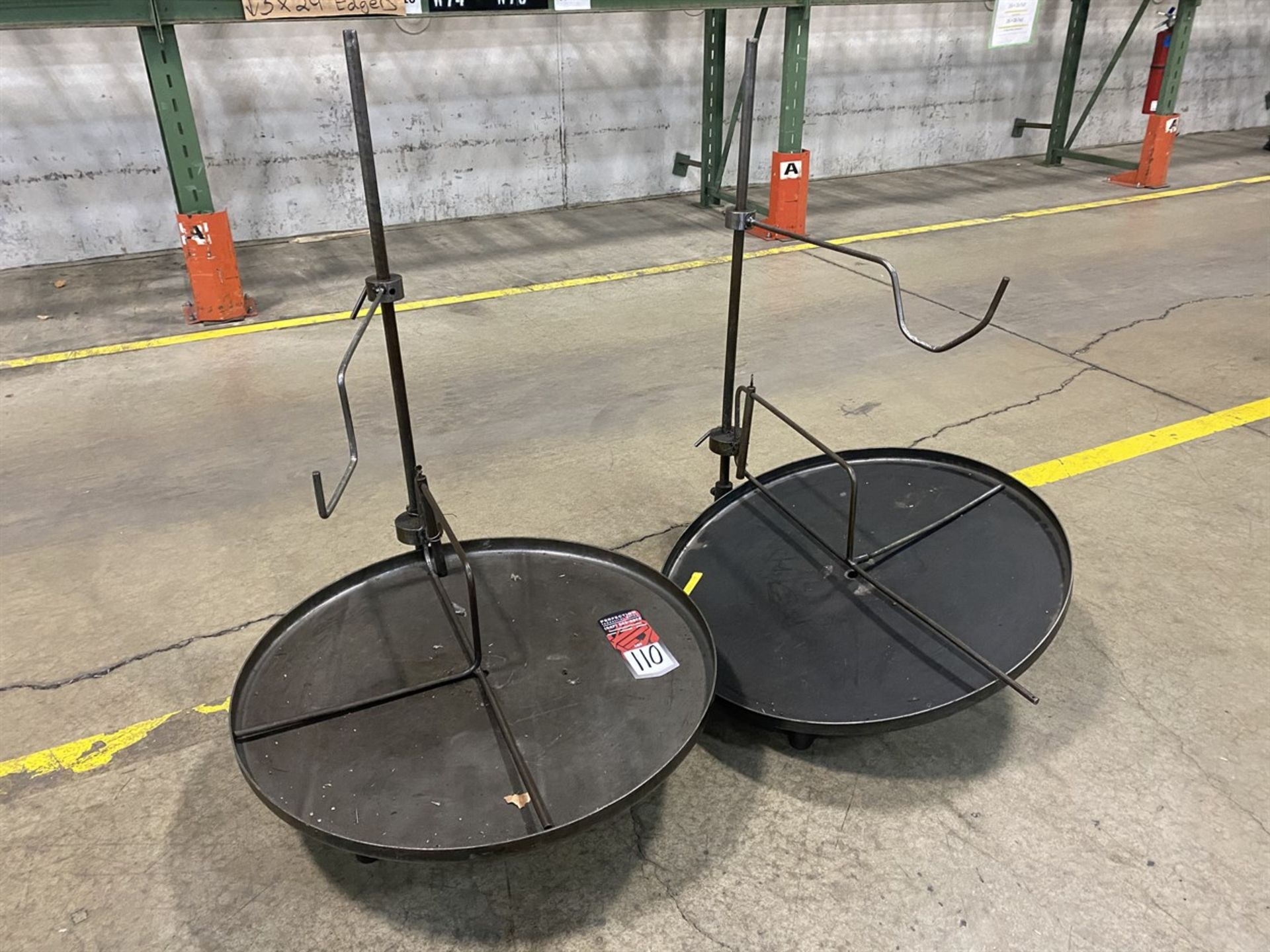 Lot of (2) 30" Diameter Decoilers