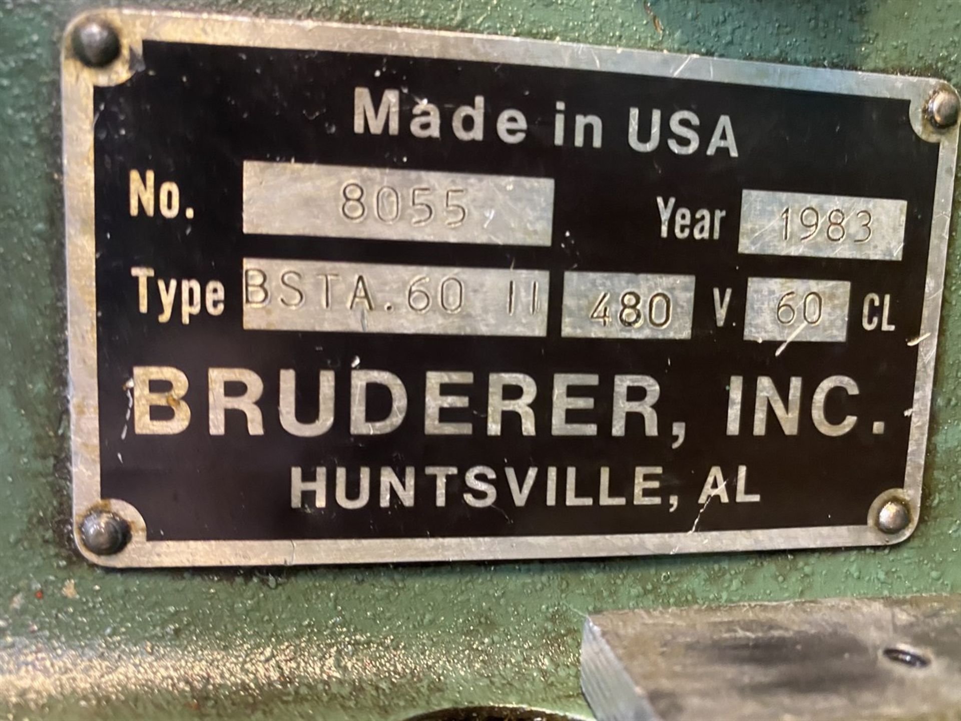 BRUDERER BSTA 60II High Speed Press, s/n 8055, 66 Ton, 100-1120 SPM, 5/8-2" Adjustable Stroke - Image 5 of 12