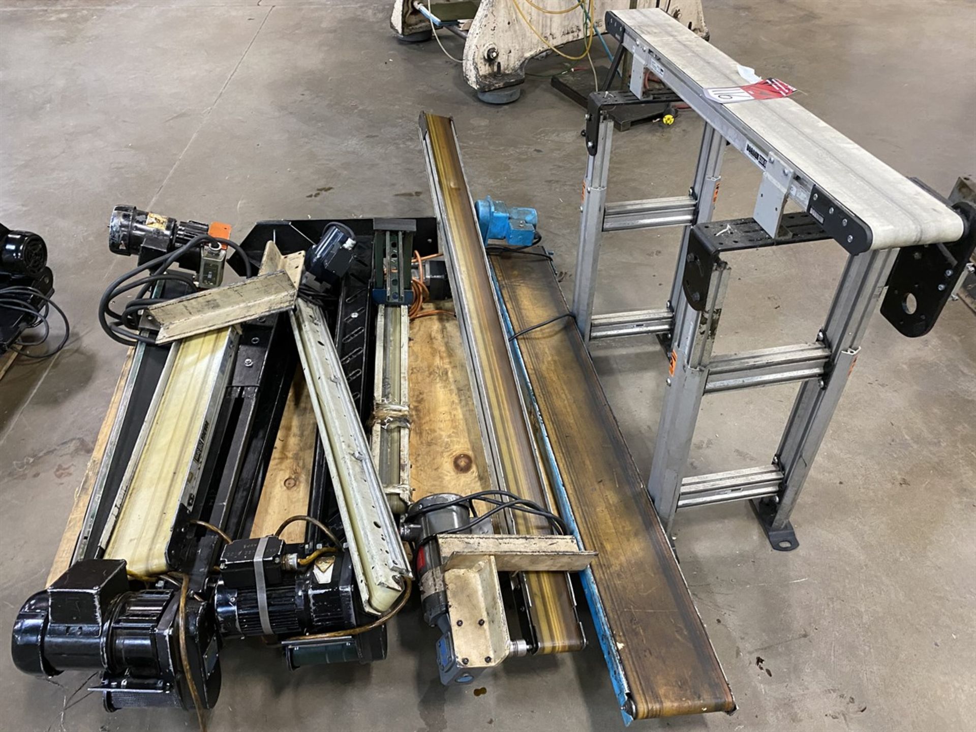 Lot of Assorted Powered Belt Conveyors - Image 2 of 2