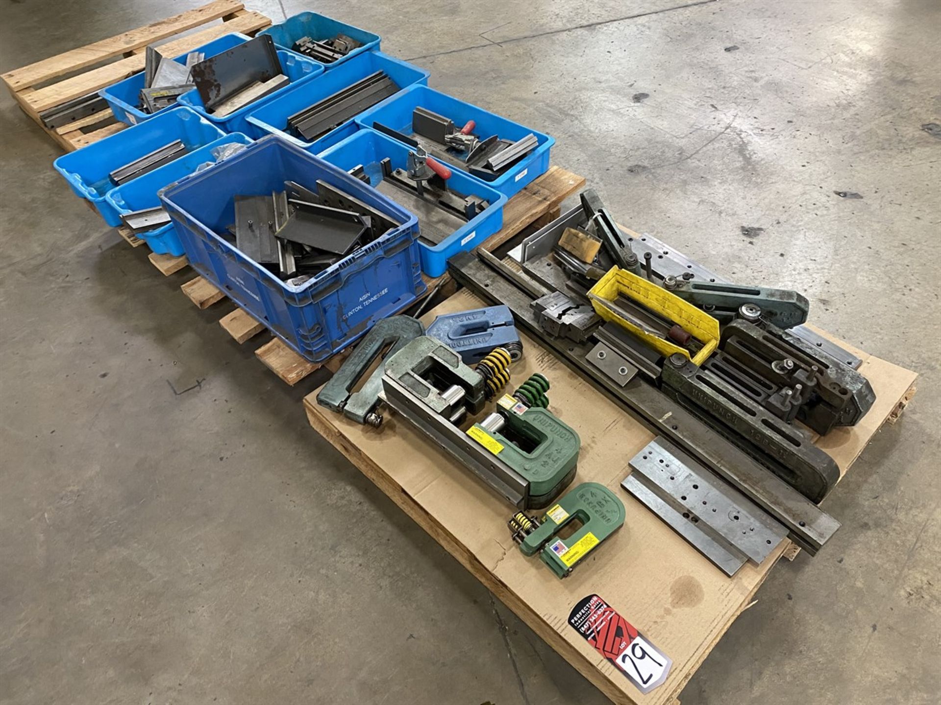 Lot of Assorted Press Brake and Punch Tooling