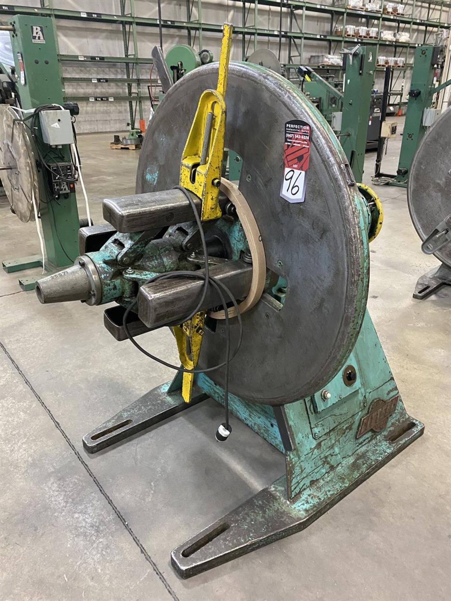 LITTELL Auto Centering Reel, s/n na, , Approx. 16-20 ID, 12” Max Width, Approx 2500 Lb. Capacity