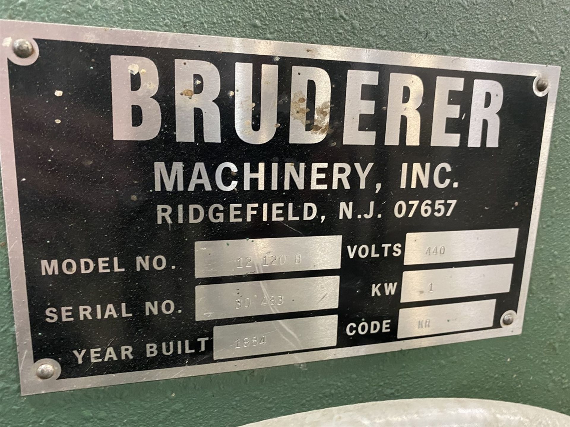 BRUDERER 12 120 B Straightener, s/n 30 483, 4.7” Max Width, .040” Material Thickness, w/ Dual End - Image 5 of 5