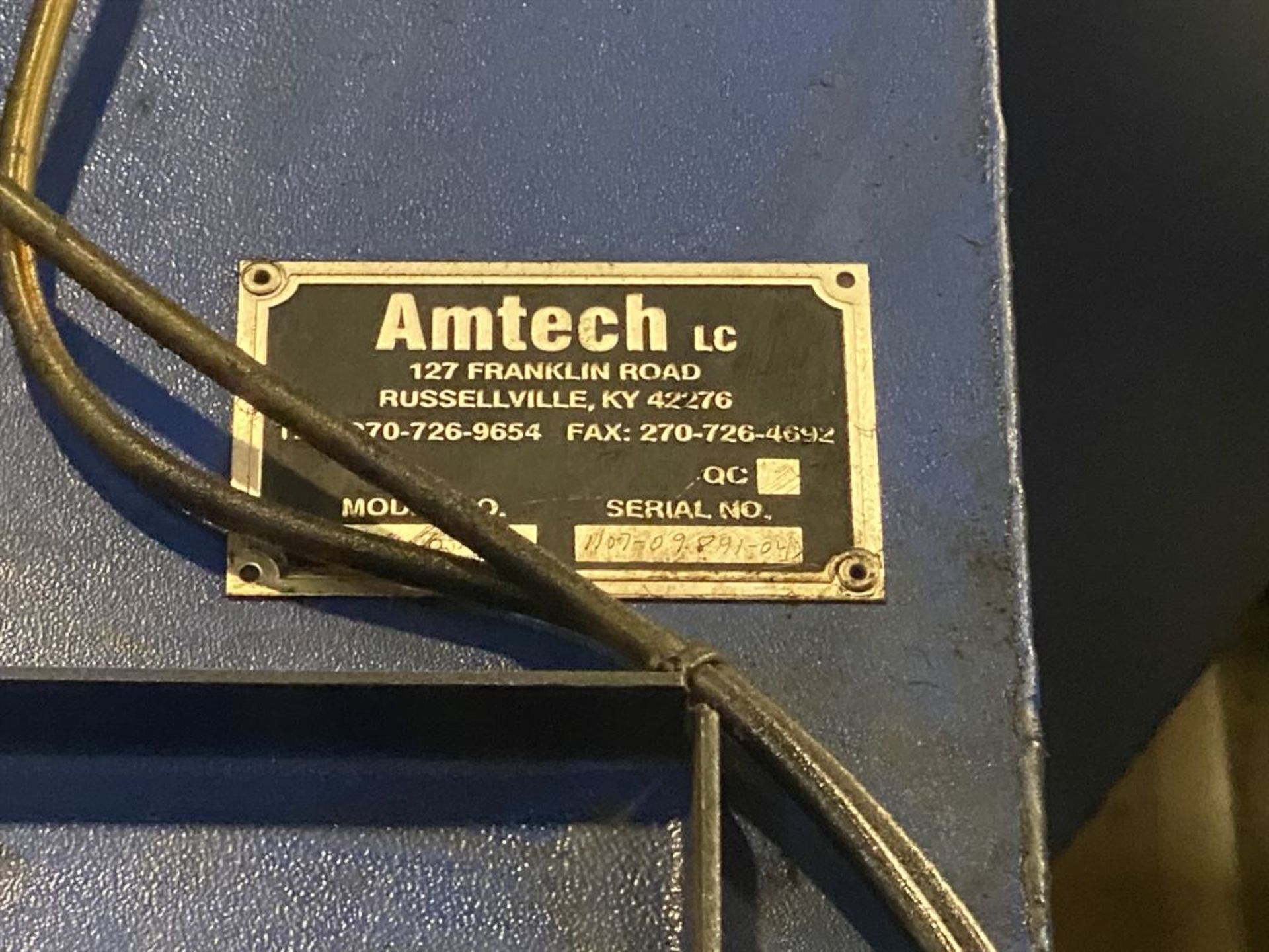 Amtech AV-6 Dust Collection System, s/n 1107-0981-04 - Image 3 of 3