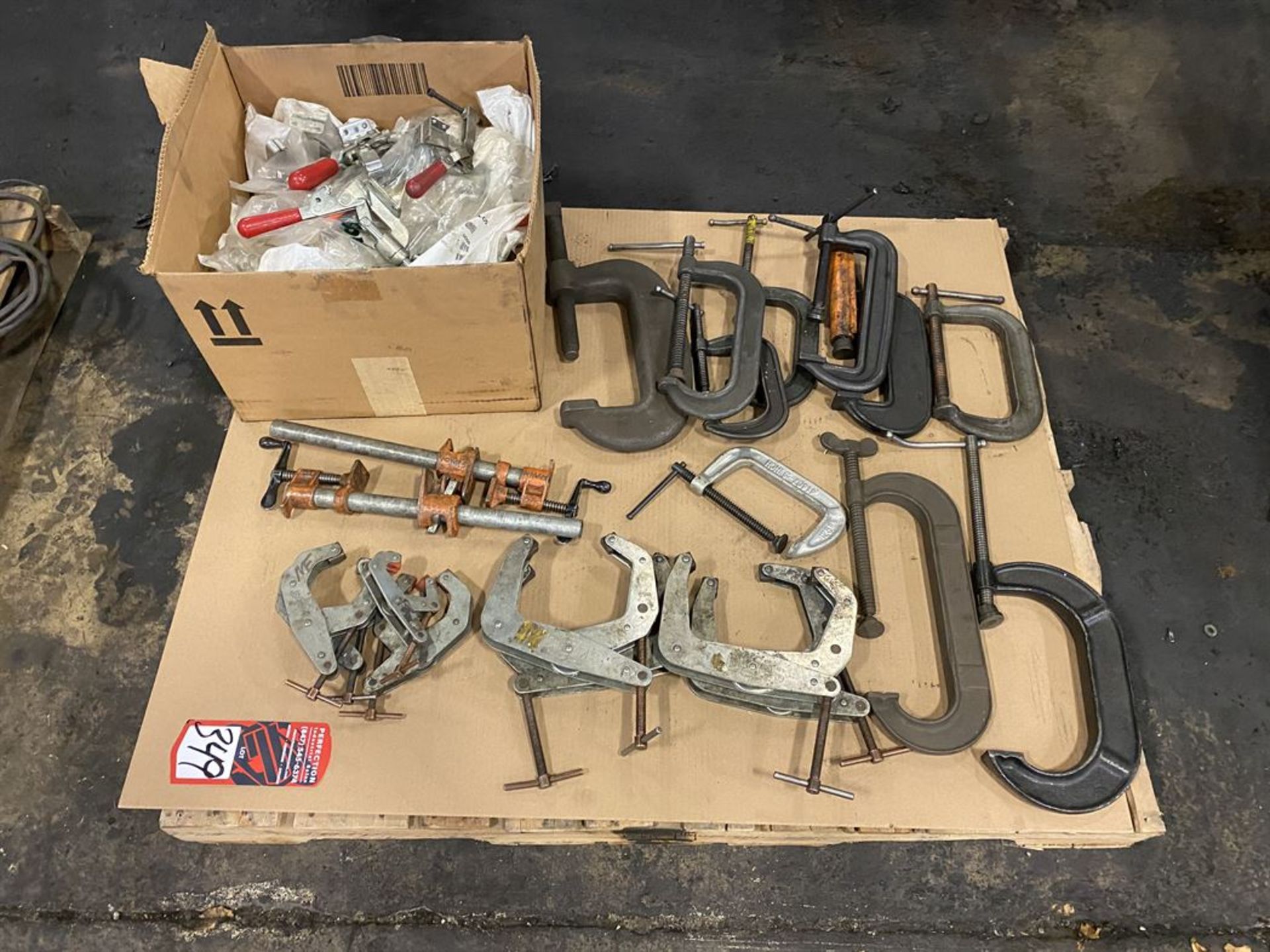 Lot of Assorted C-Clamps, Destaco Clamps and Bar Clamps - Image 2 of 2