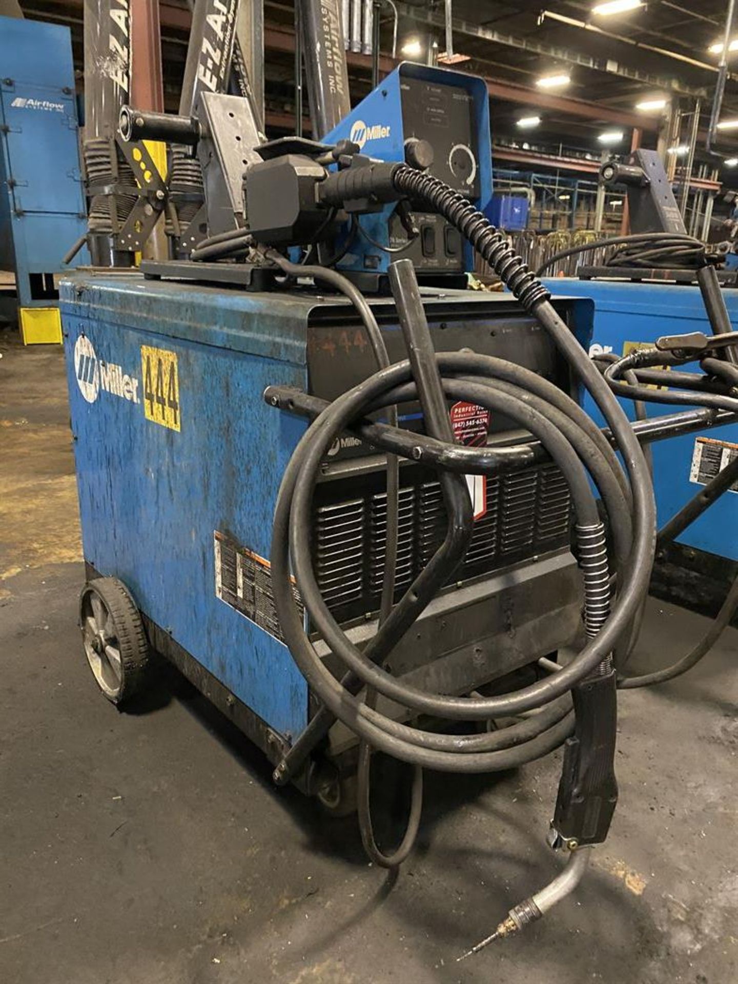 Miller Deltaweld 452 Welding Power Source, s/n MD450071C, w/ Miller 70 Series Wire Feed - Image 2 of 3