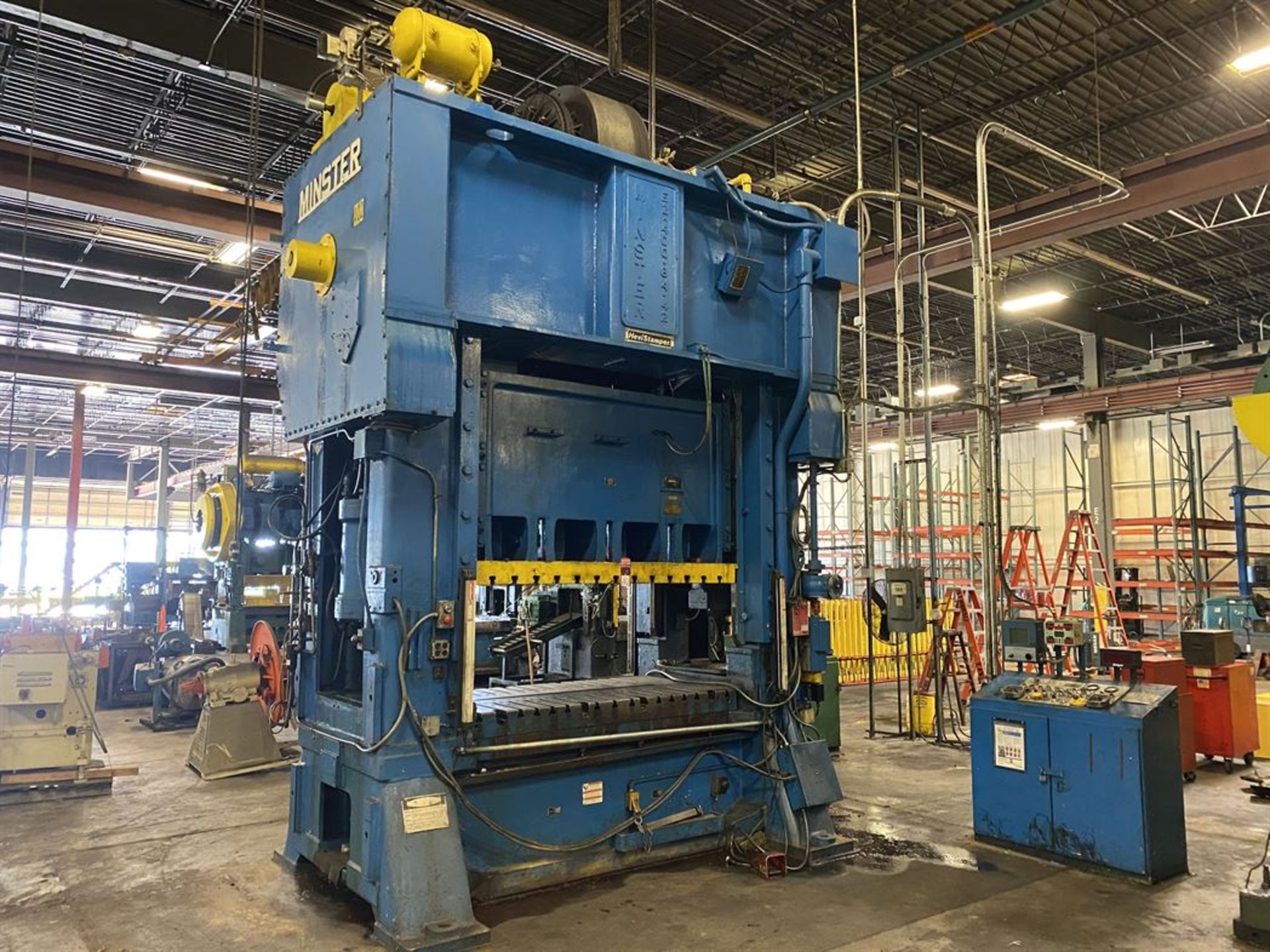 MINSTER E2-400-84-42 HeviStamper Straight Side Press, s/n na, 400 Ton Capacity, 84” x 42” Bed, 12” - Image 2 of 10