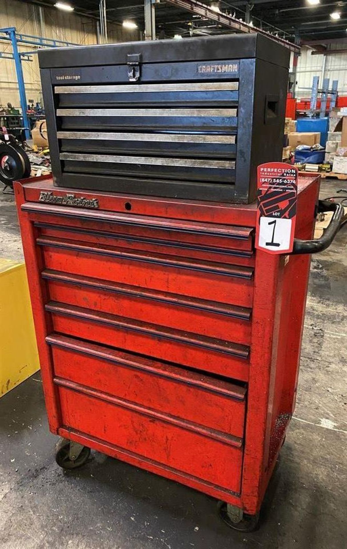 Blue Point Rolling Tool Chest w/ Craftsman Tool Box