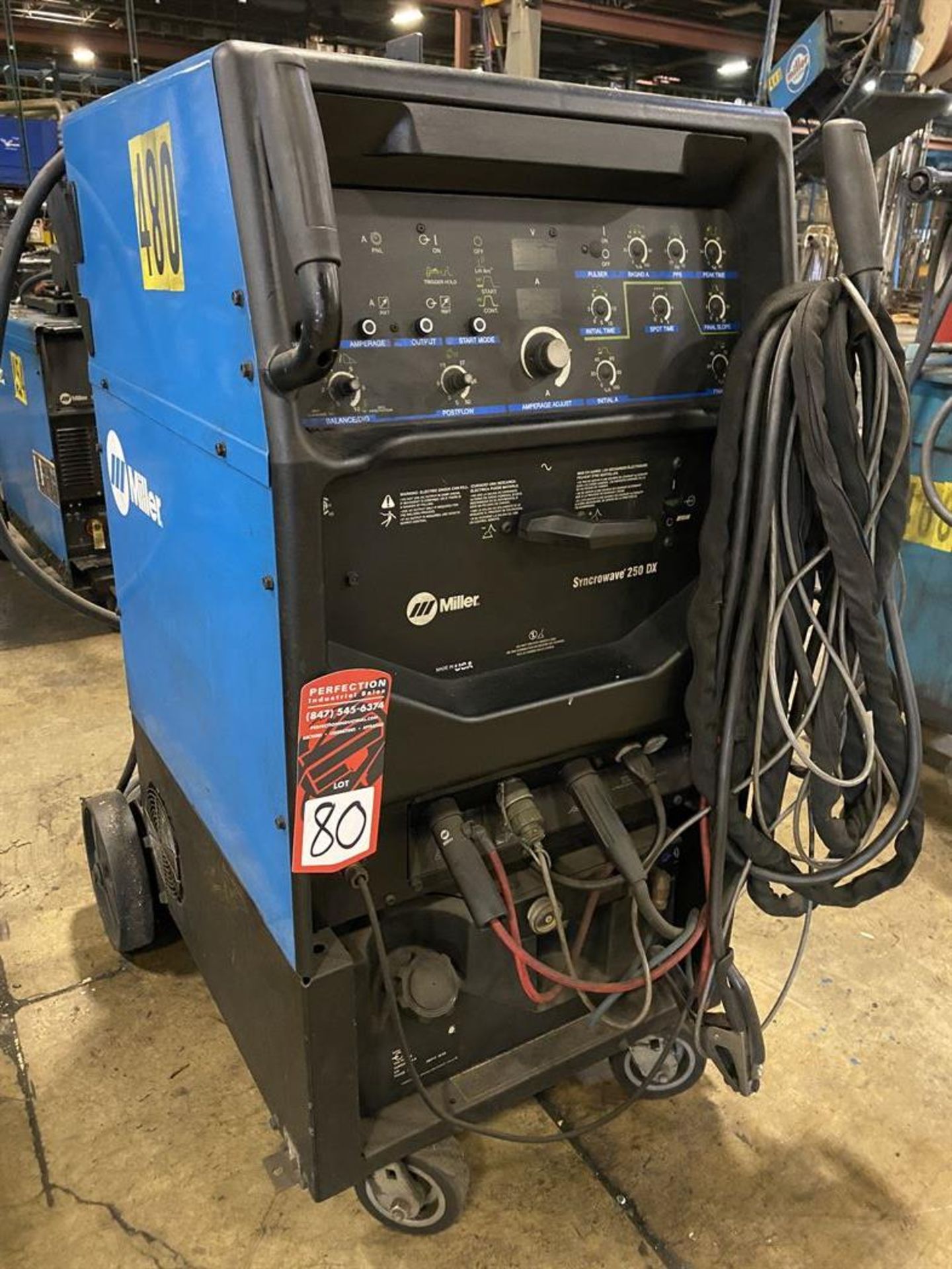 Miller Syncrowave 250DX Welding Power Source, s/n LH320157L - Image 2 of 3