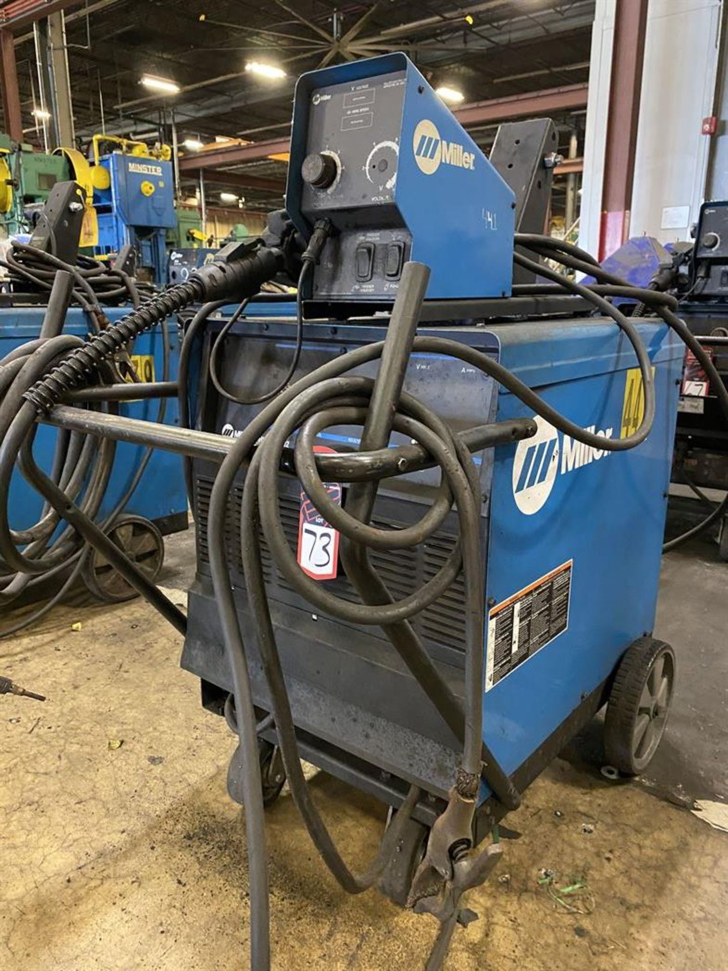 Miller Deltaweld 302 Welding Power Source, s/n MW130132C, w/ Miller 70 Series Wire Feed