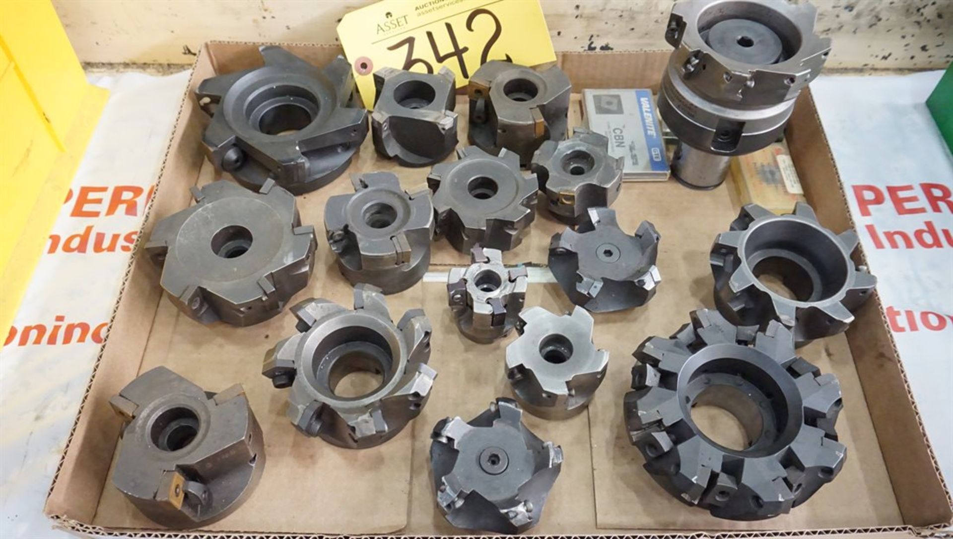 Lot of (16) Asst. Indexable Shell/Face/Mill/ Cutters