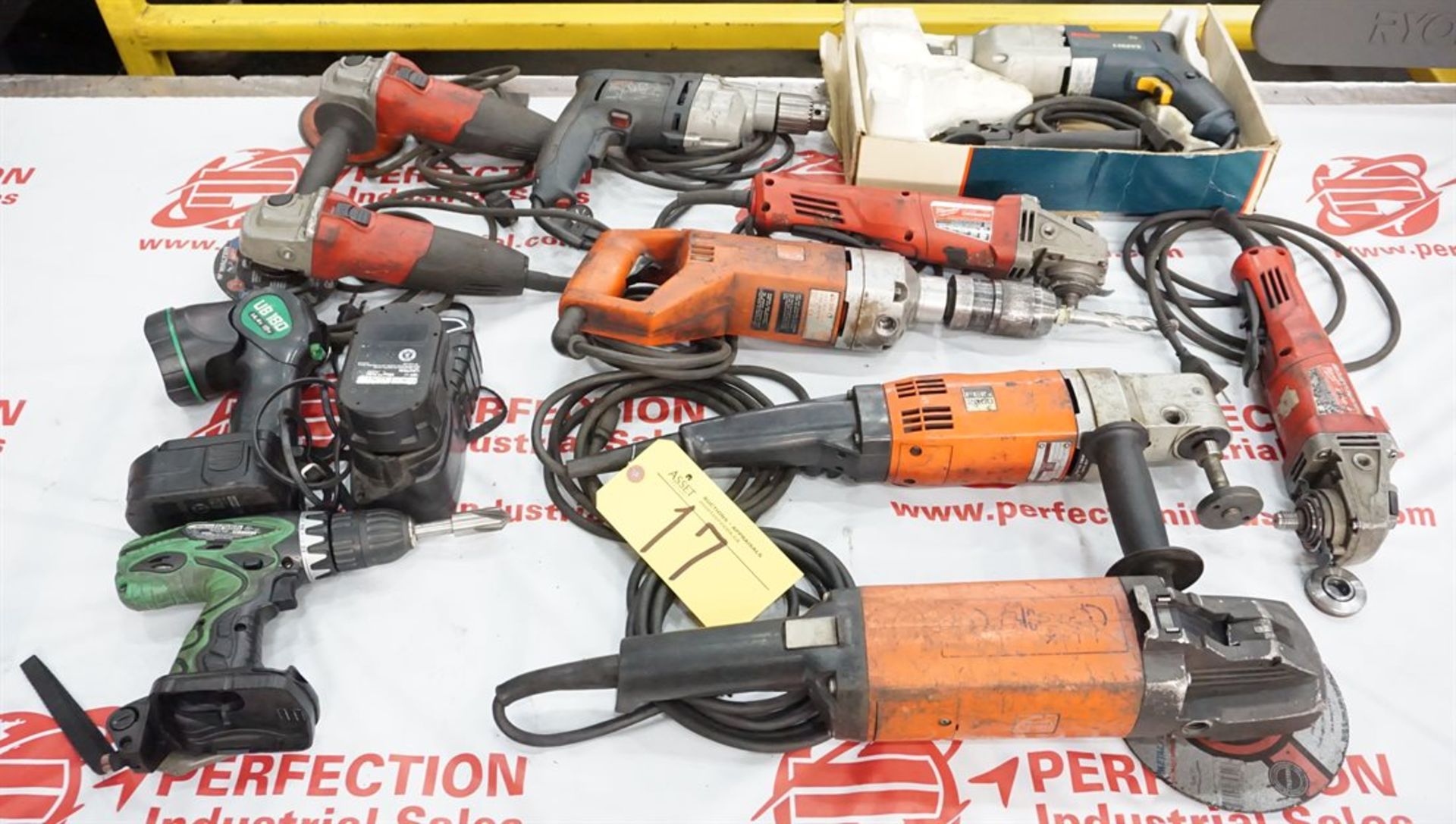 Lot of Asst. Bosch, Fein Electric Tools