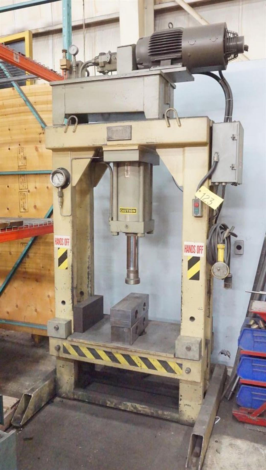 POCZO 150 Ton Hydraulic Shop Press, s/n – n/a