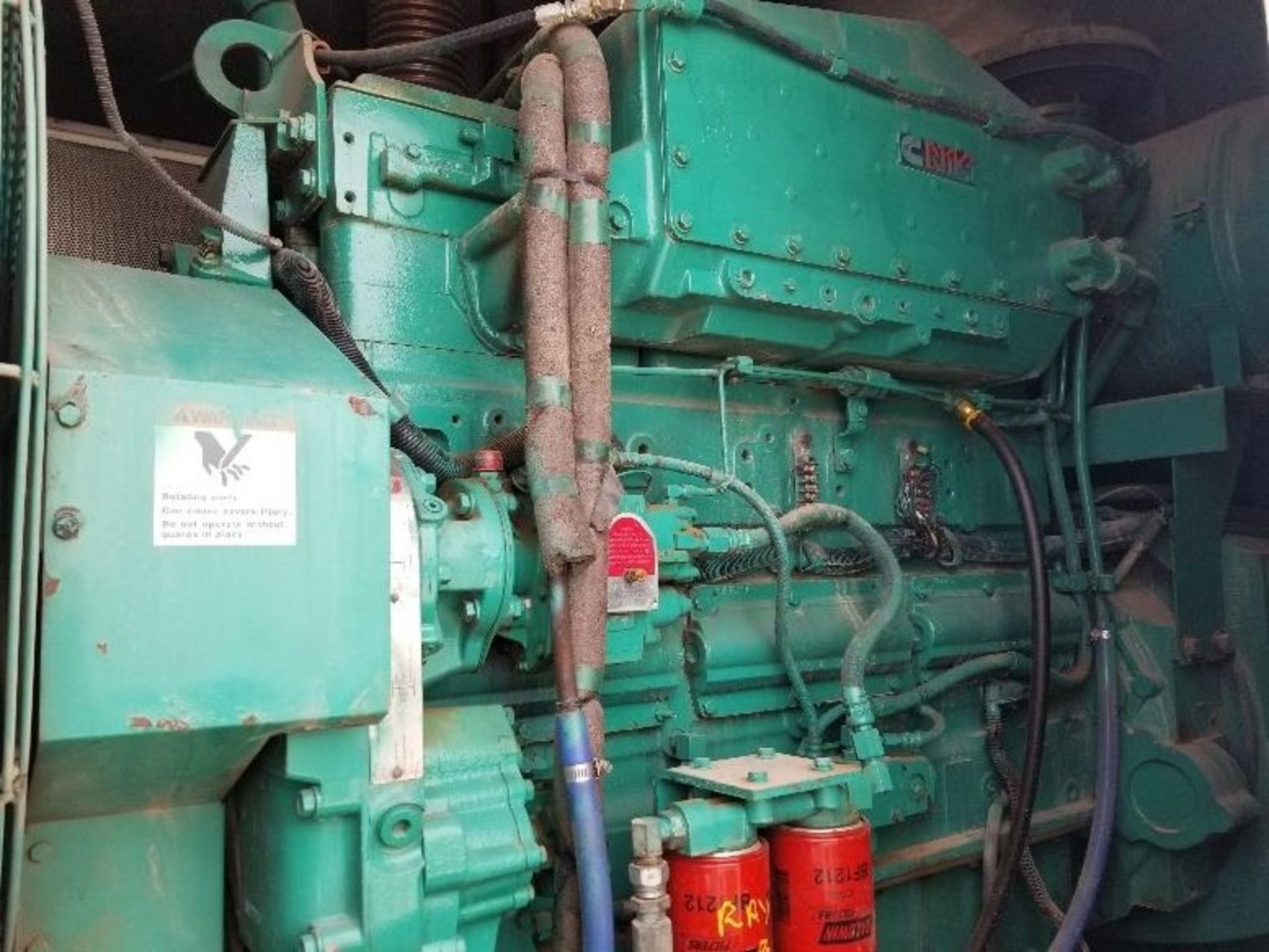 2000 CUMMINS 438 KVA/ 350KW Portable Power Generator, VIN 16MPF1827XD027931, Pintle Hitch Style, 3- - Image 2 of 4