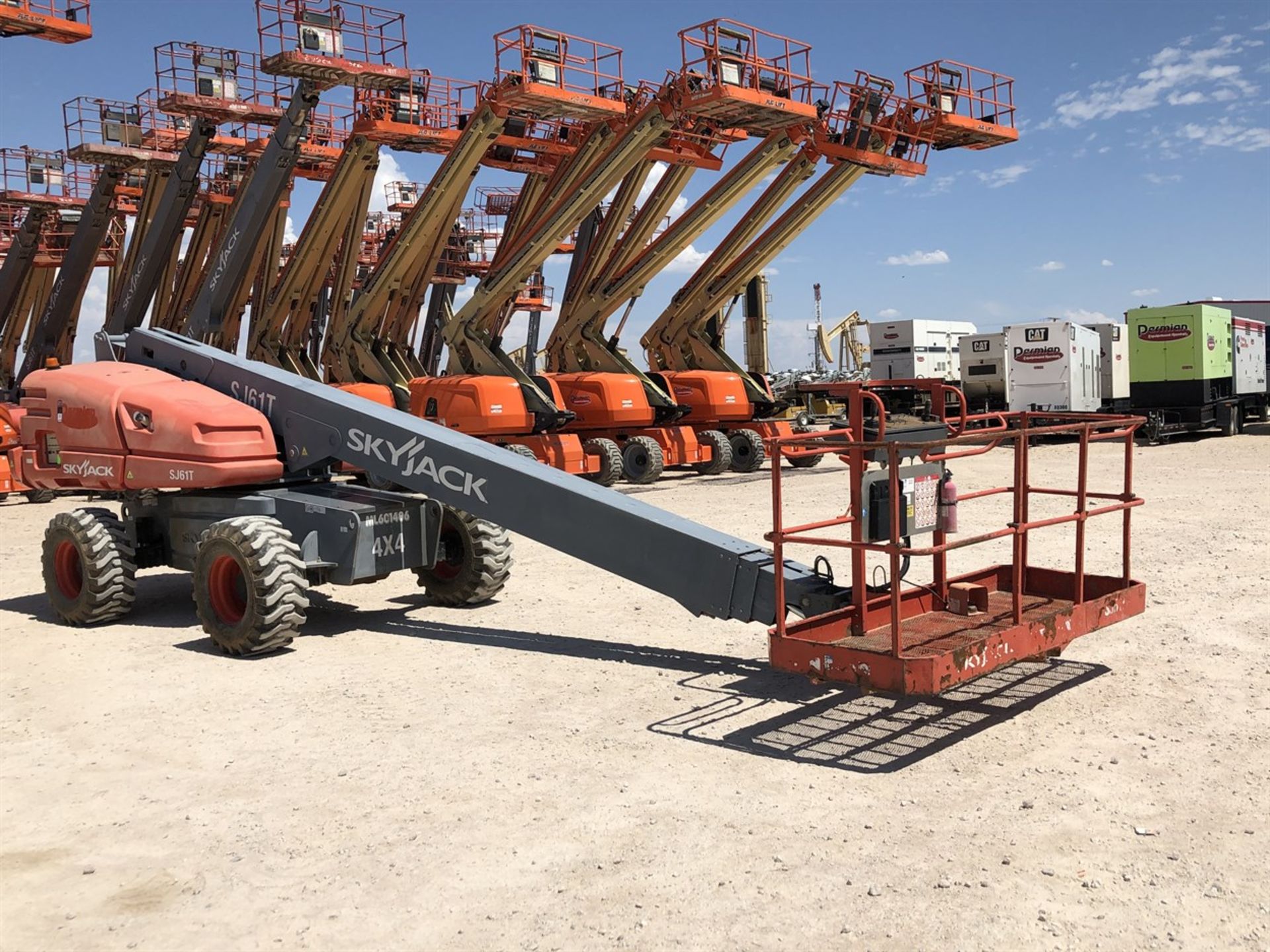 2014 SKYJACK SJ61T Telescoping Boom Lift, s/n 97001078, 67'3" Max Work Height, 61'3" Max Platform