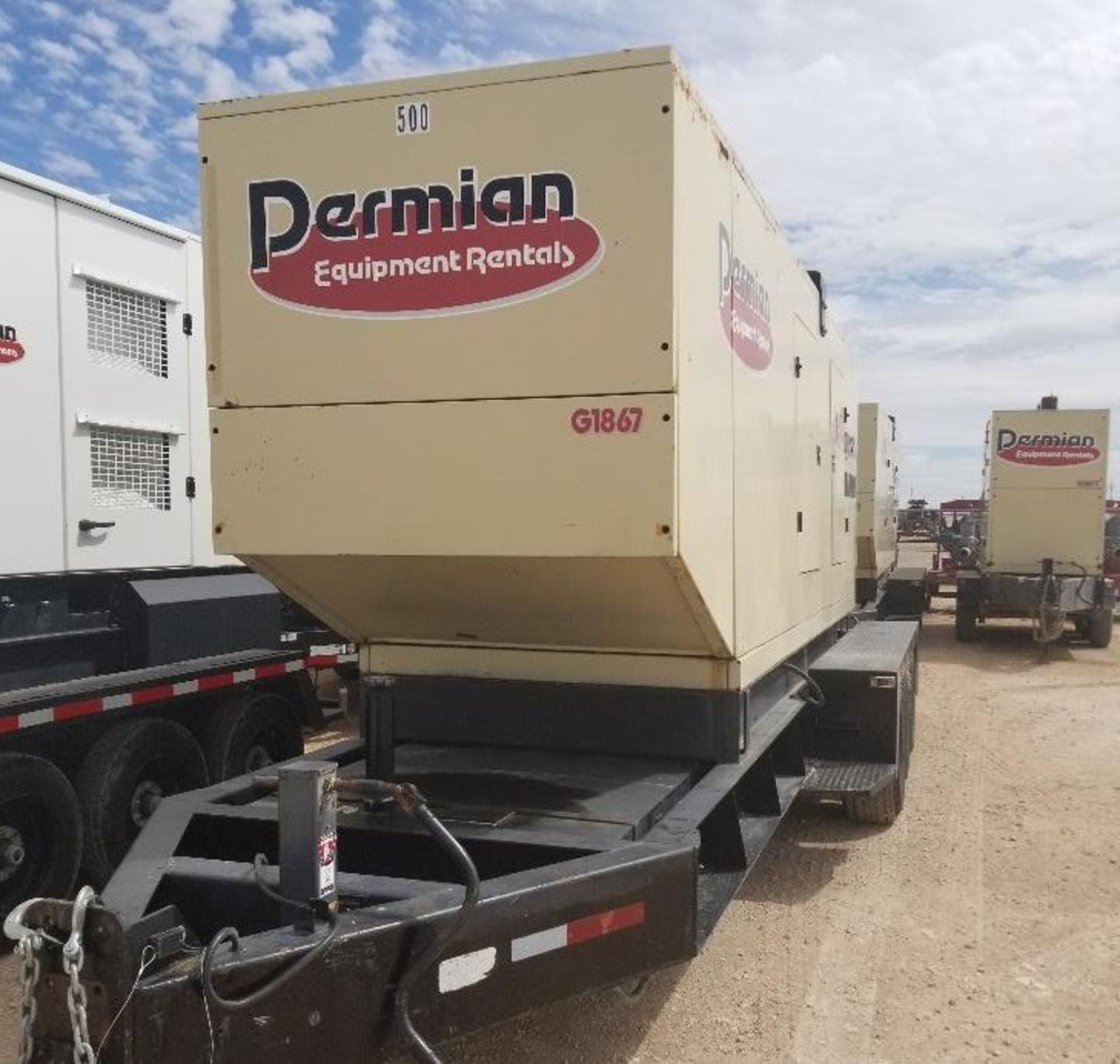 2001 INGERSOLL RAND G575 Portable Power Generator, VIN 4UYBU303XYE002250, 575 KVA/460KW, Pintle