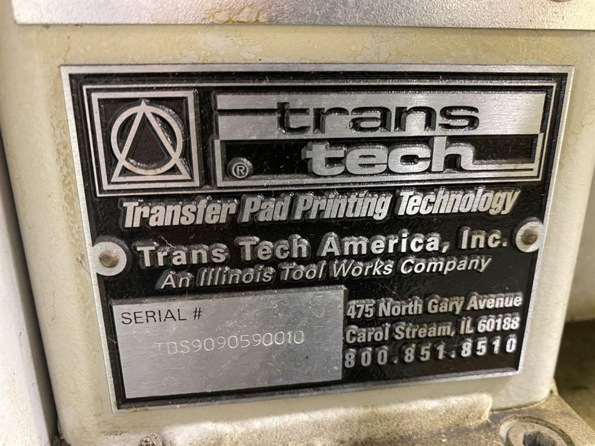 TRANS TECH Duoseal 90 Pad Printer, s/n TDS9090590010 - Image 4 of 4