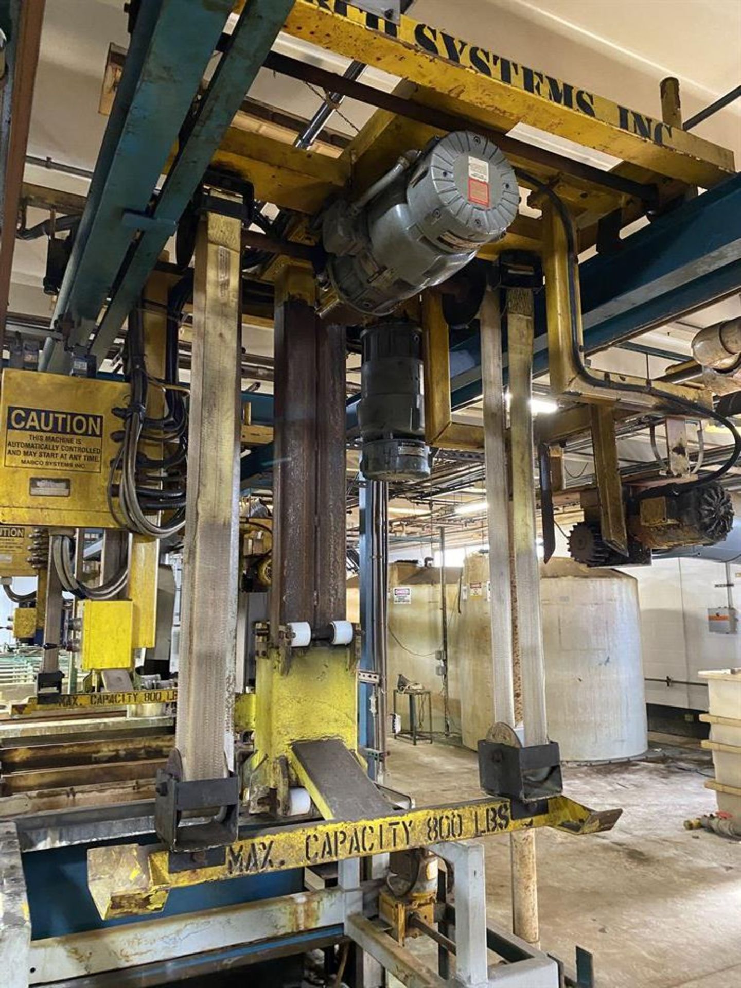 MABCO SYSTEMS Nickel Plating Line, s/n MS2000-13-1, w/ Dual Hoist System, Selection of Hardwood Line - Image 11 of 16