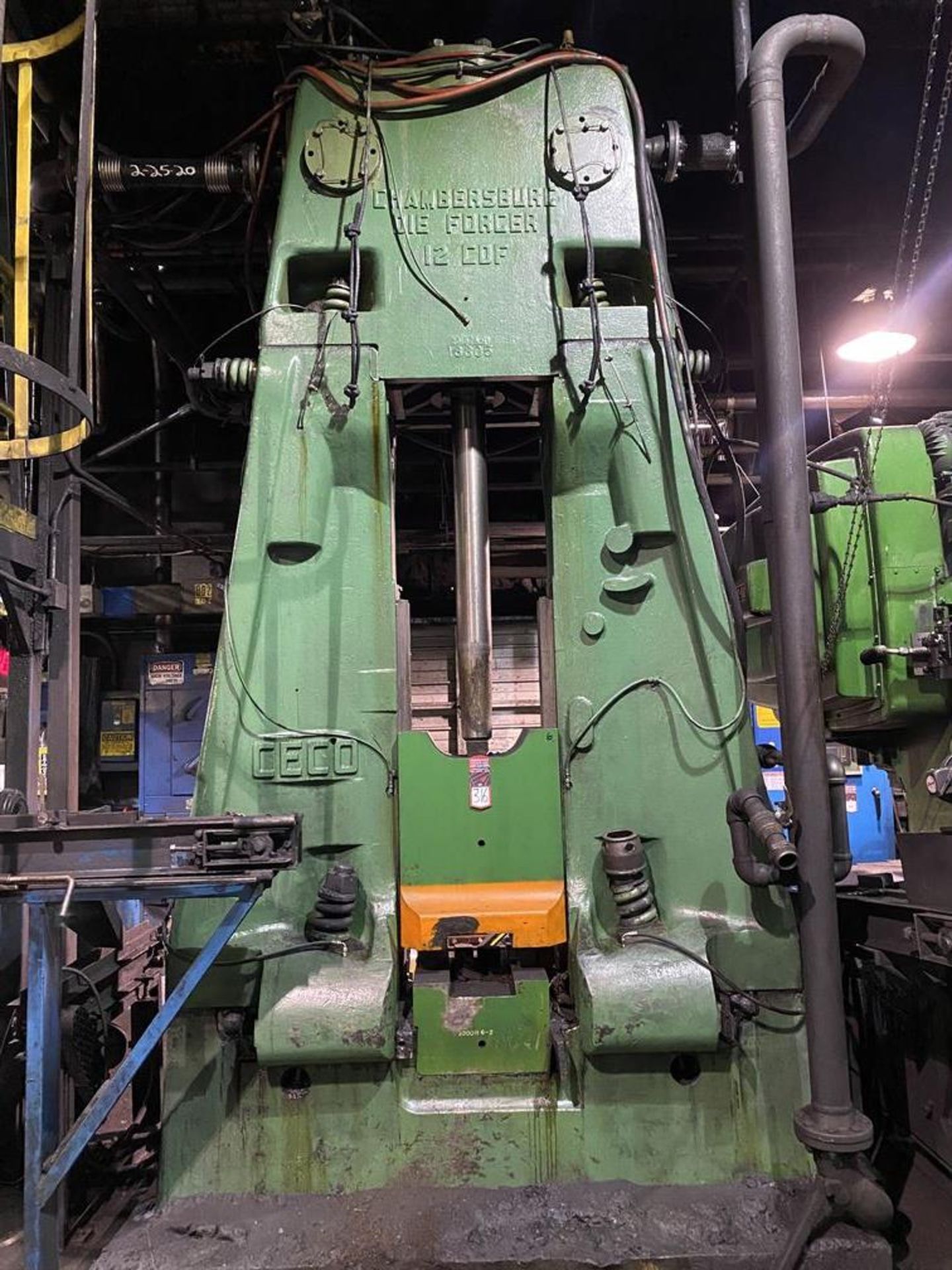 CHAMBERSBURG 12 CDF 3000 lb. Die Forger Conversion, s/n 2942-L, w/ 27.25”x18.75” Sow Block, 23.75”