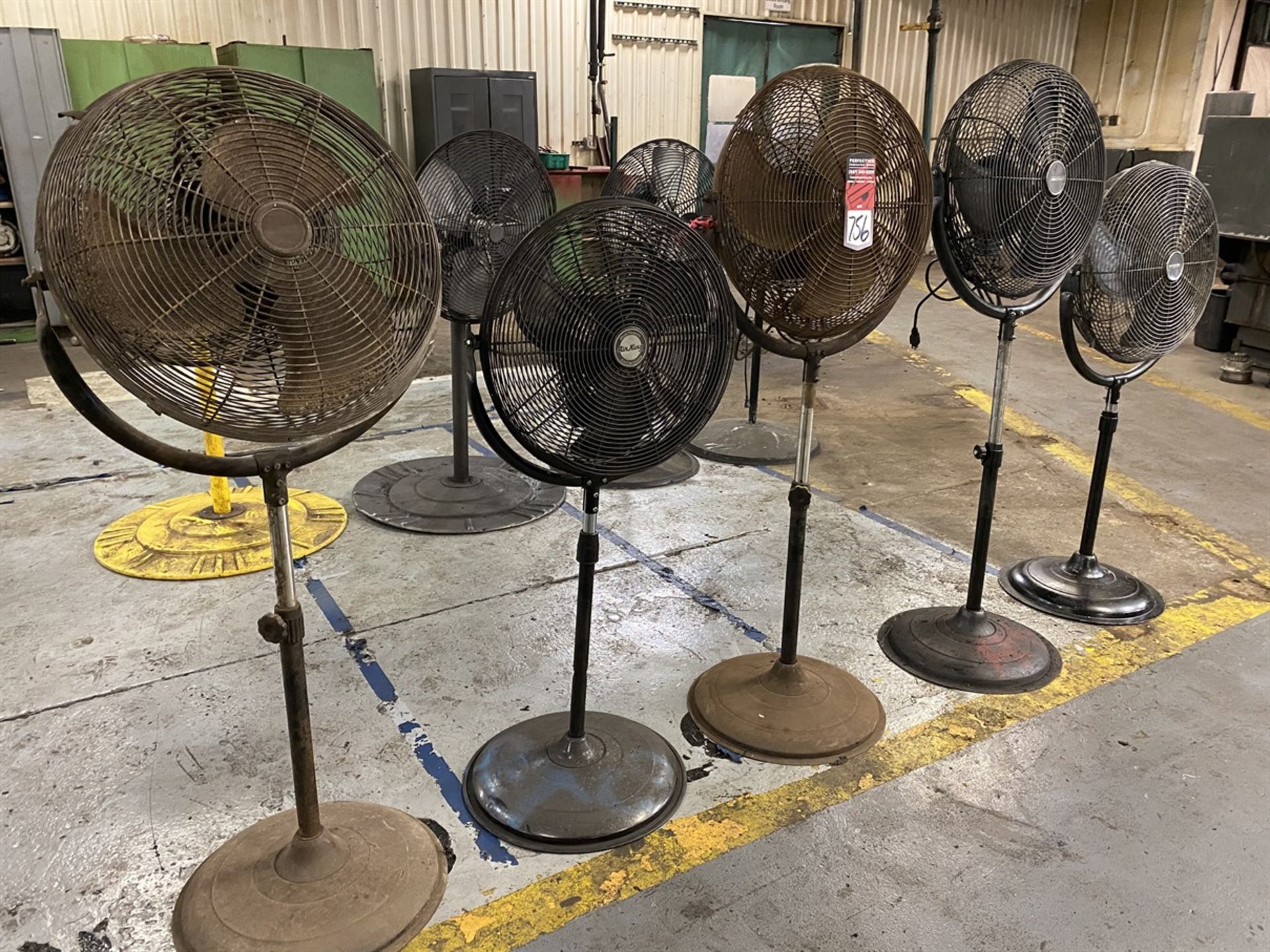 Lot of (5) Shop Fans