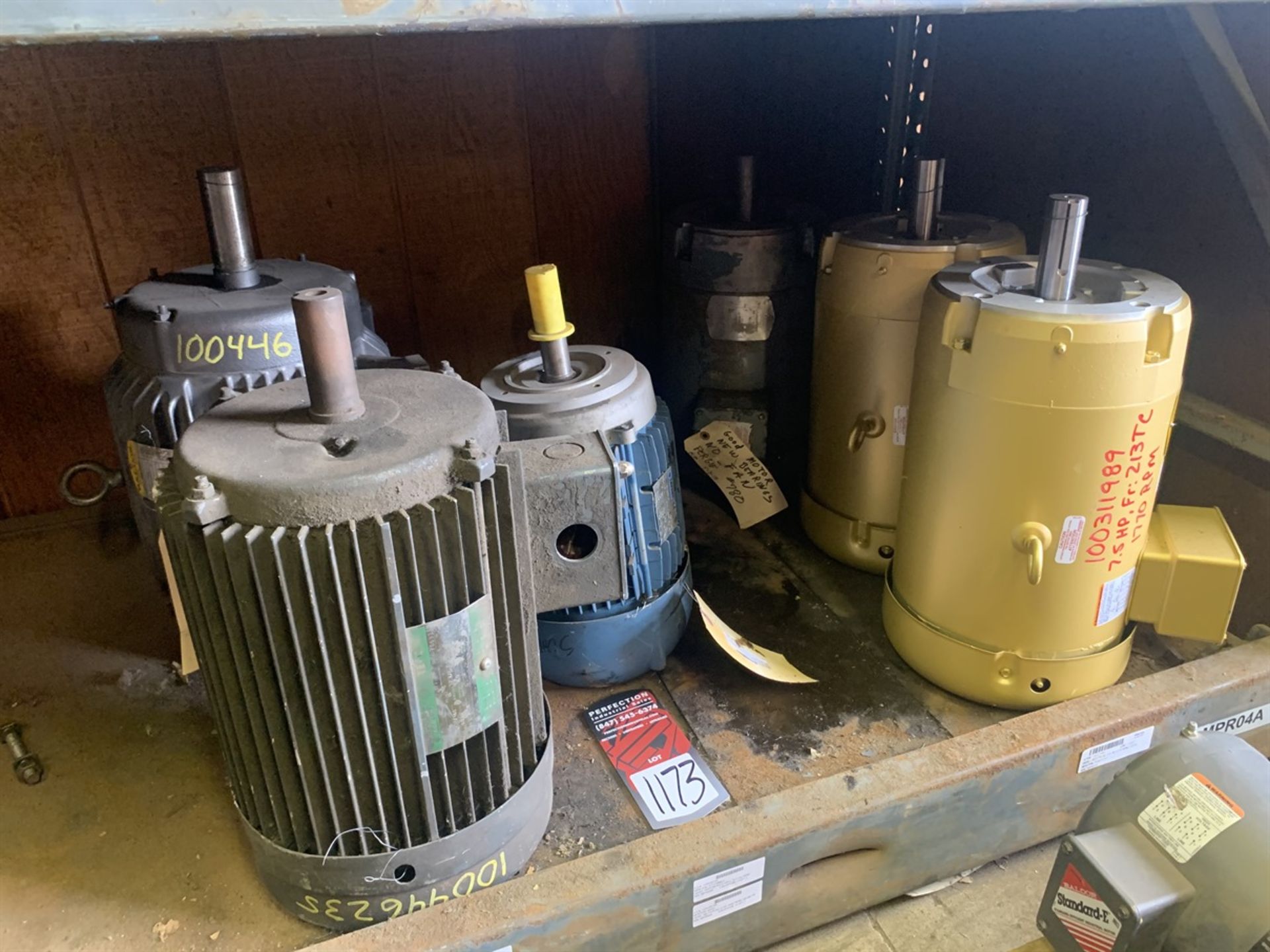 Lot of Assorted Motors from 4-7.5 HP