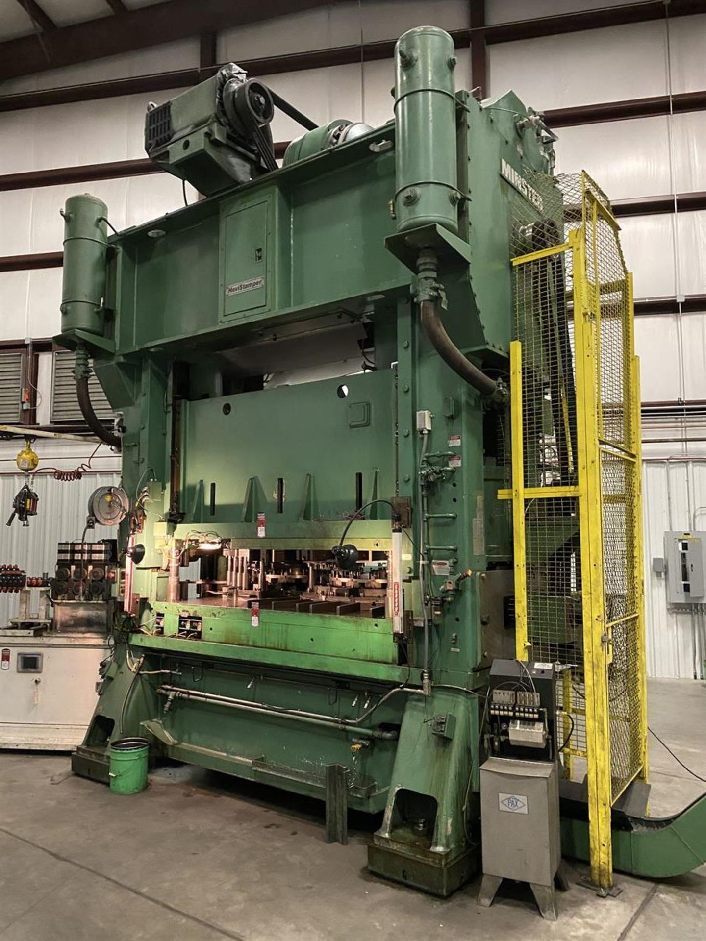 MINSTER E2-300 HEVISTAMPER 300 Ton Straight Side Press, s/n E2-300-27651, 100 - Image 6 of 11