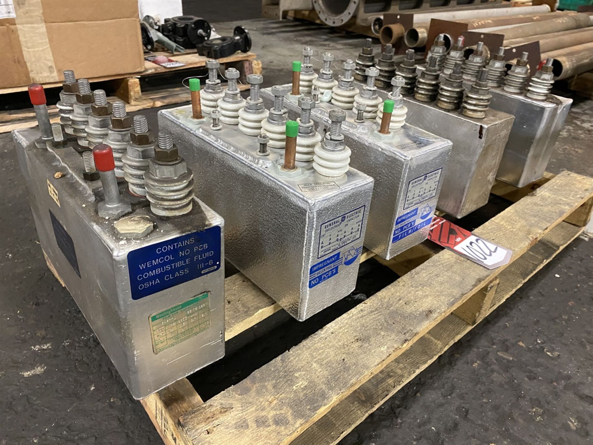 Lot of GE 19L60SRH1 Water Cooled Capacitors - Image 2 of 2