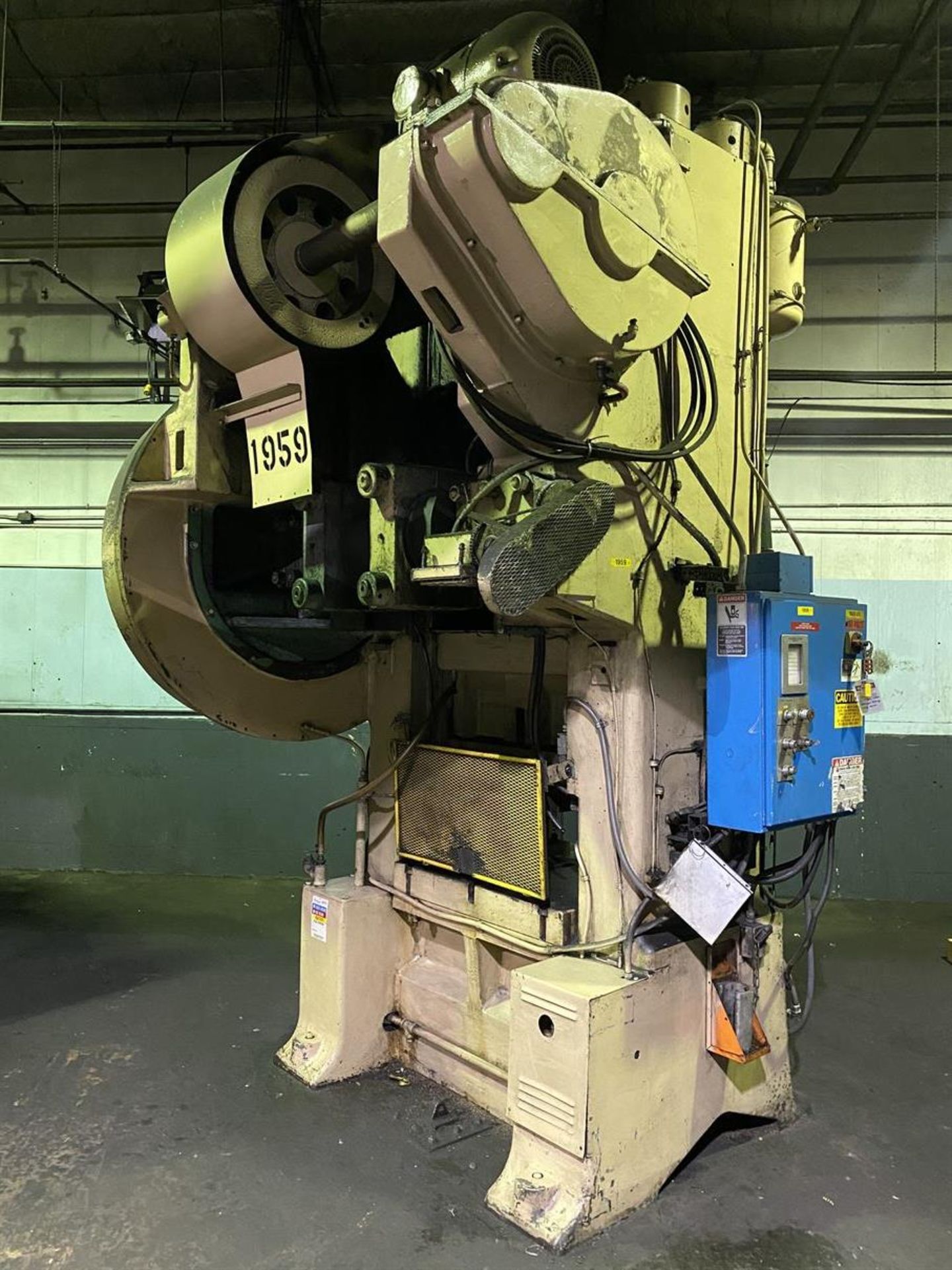 MINSTER 90-600-40 600 Ton Knuckle Joint Press , s/n 90-600-11067, w/ 36”x39” Bed, 18”x34” Ram, 5” - Image 4 of 7