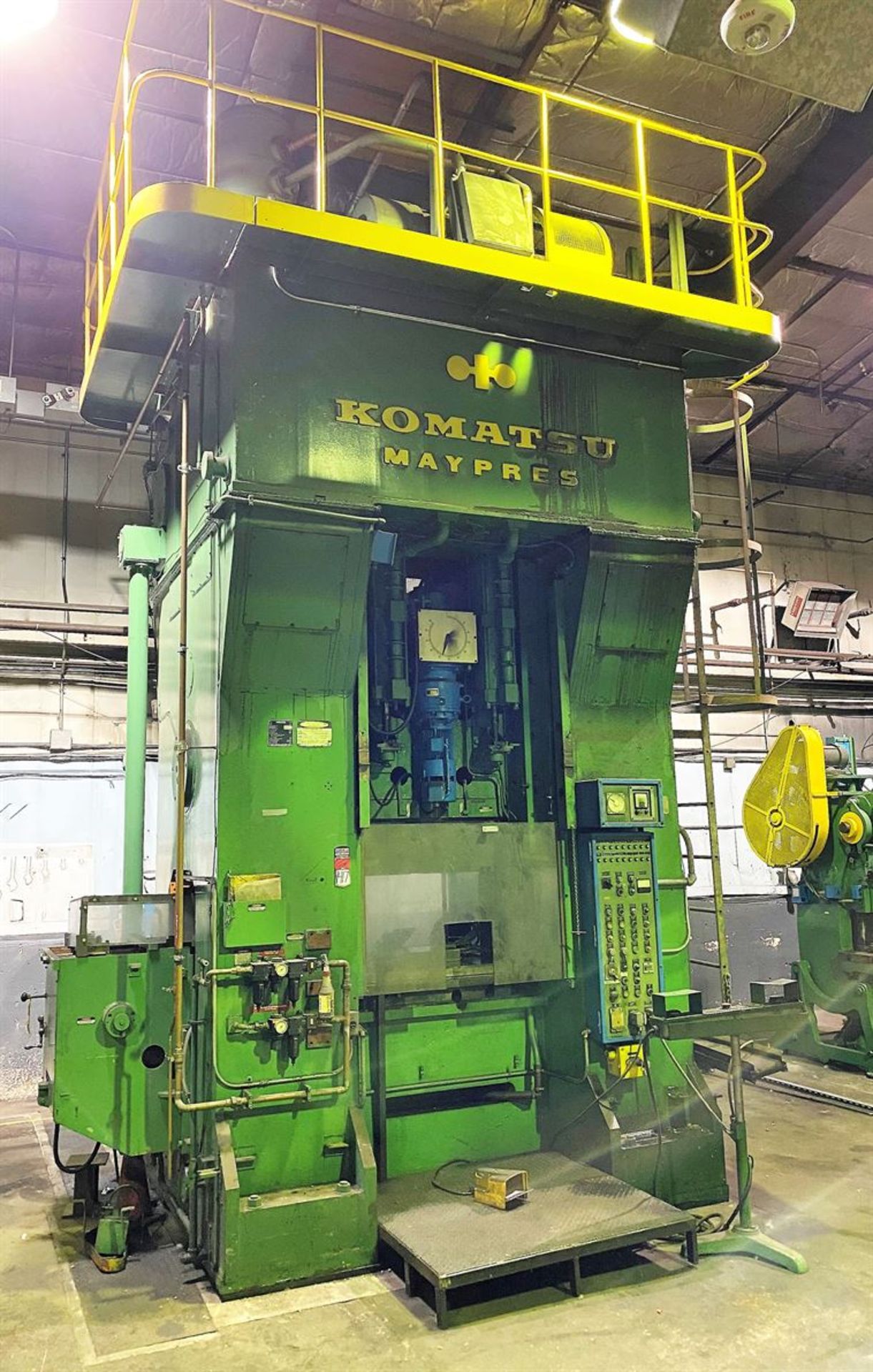 KOMATSU MAYPRESS OKN-630 630 Ton Forging Press, s/n 1942201, w/ 43.3”x30.7” Bolster, 42.9”x15”