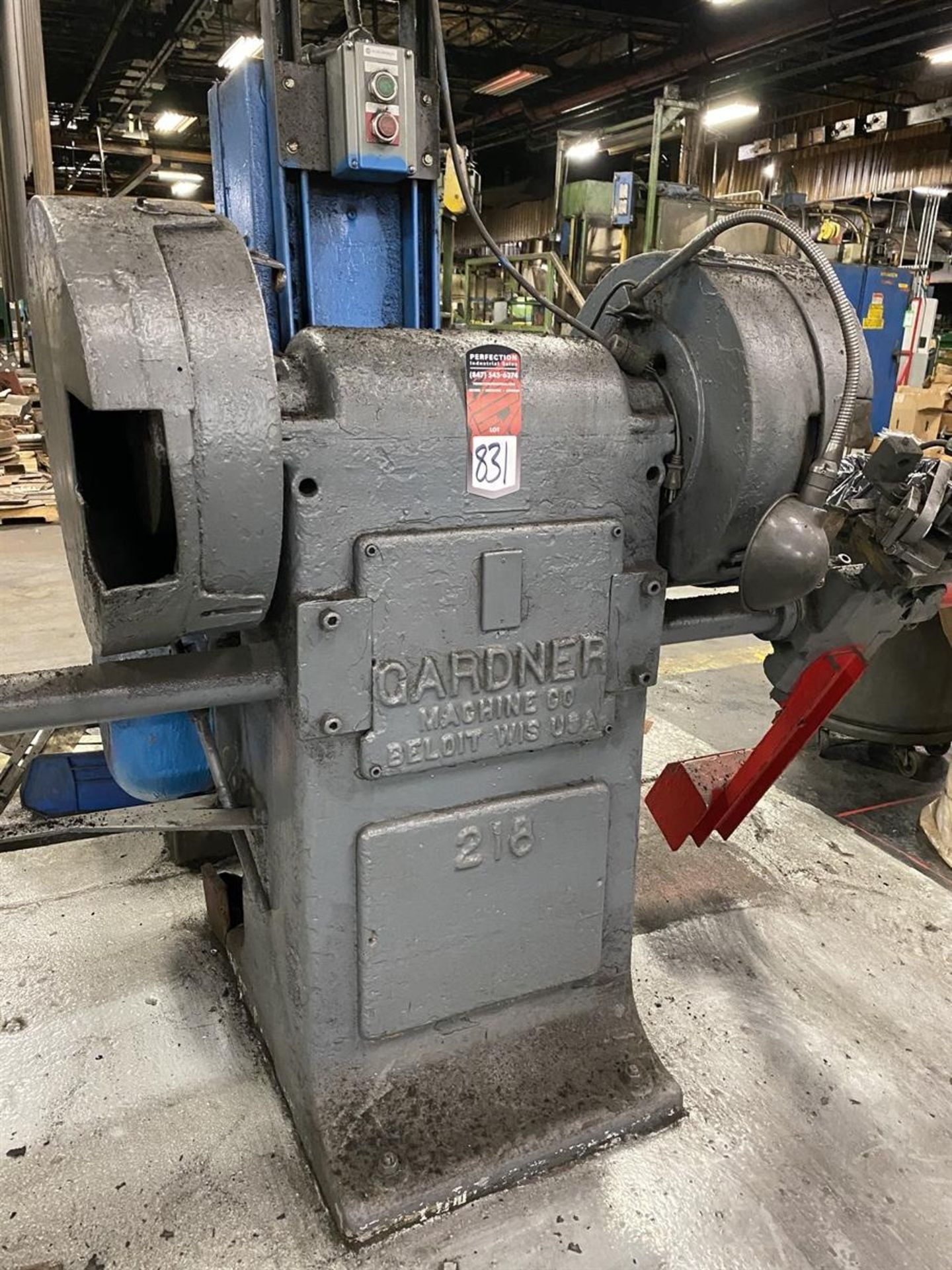 GARDNER 218 Dual End Grinder, s/n 21815