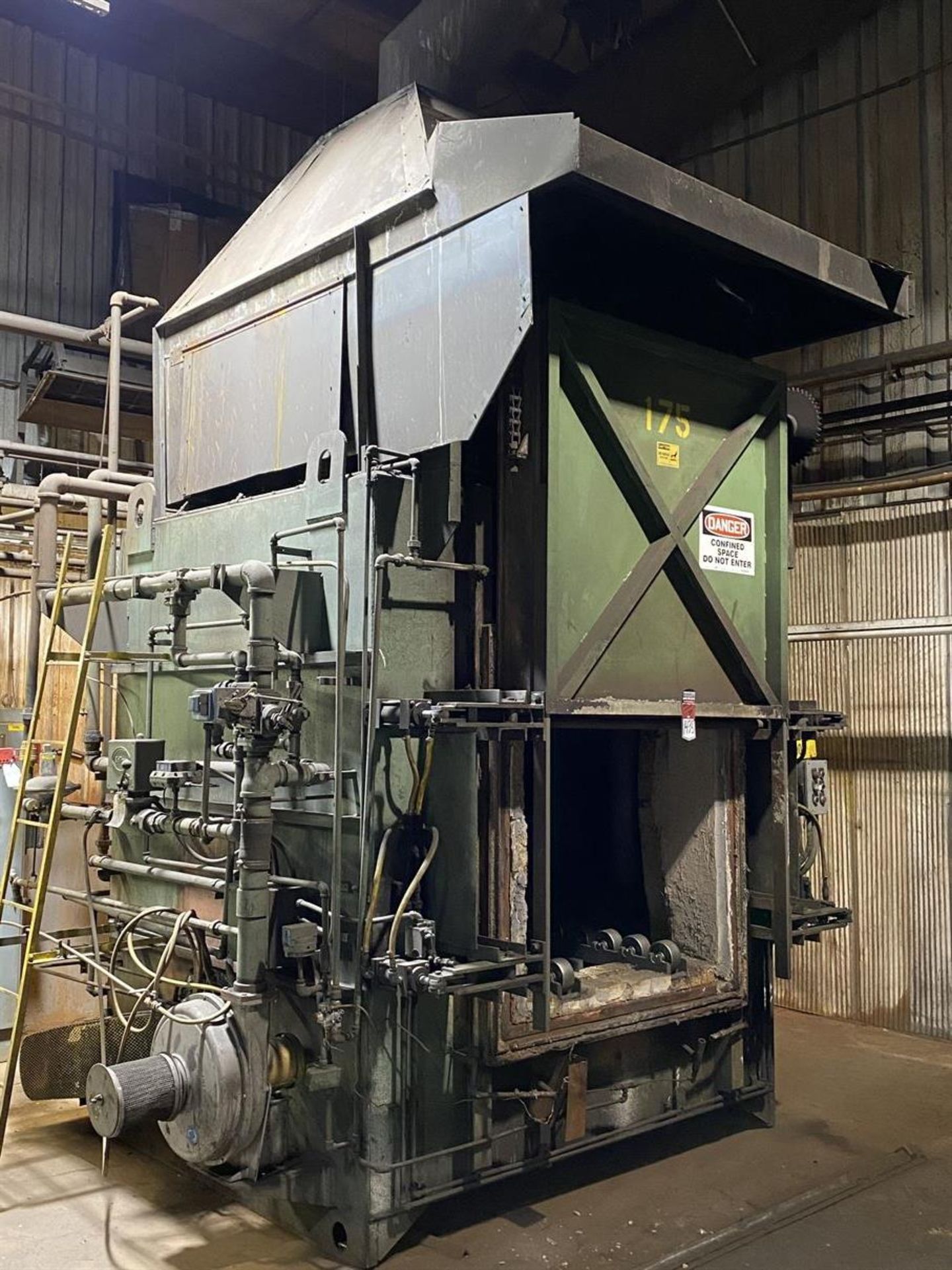 DOW FURNACE CO Single Anneal Gas Furnaces, s/n BXA-11, United Process Controls Protherm 455 - Image 2 of 8