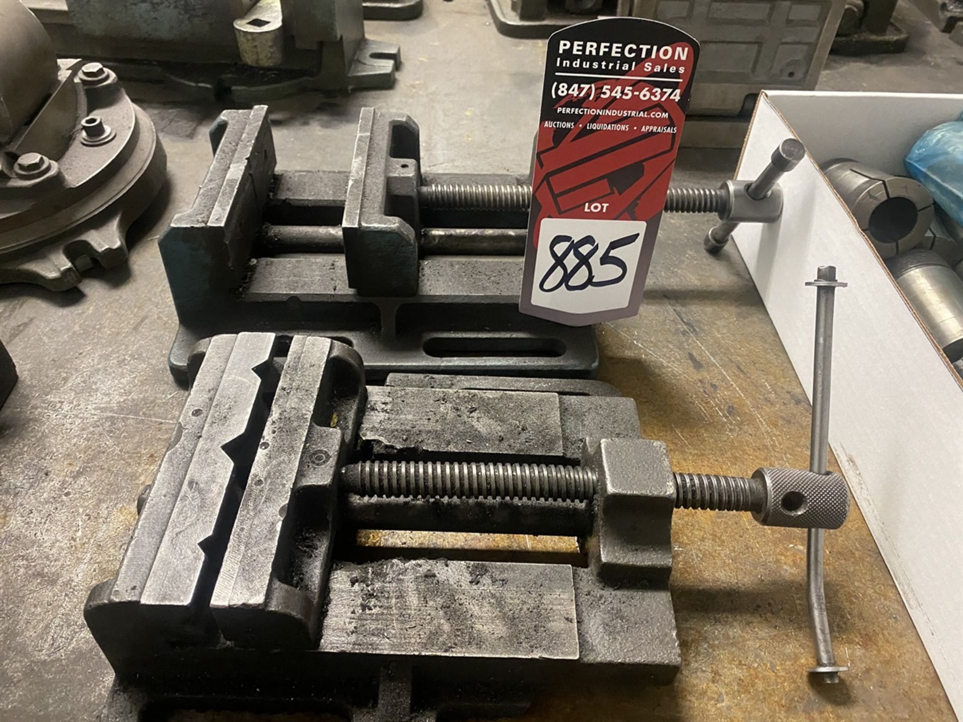 Lot Comprising (1) Palmgren 6" Drill Press Vise and (1) Unknown Make 6" Drill Press Vise - Image 2 of 2