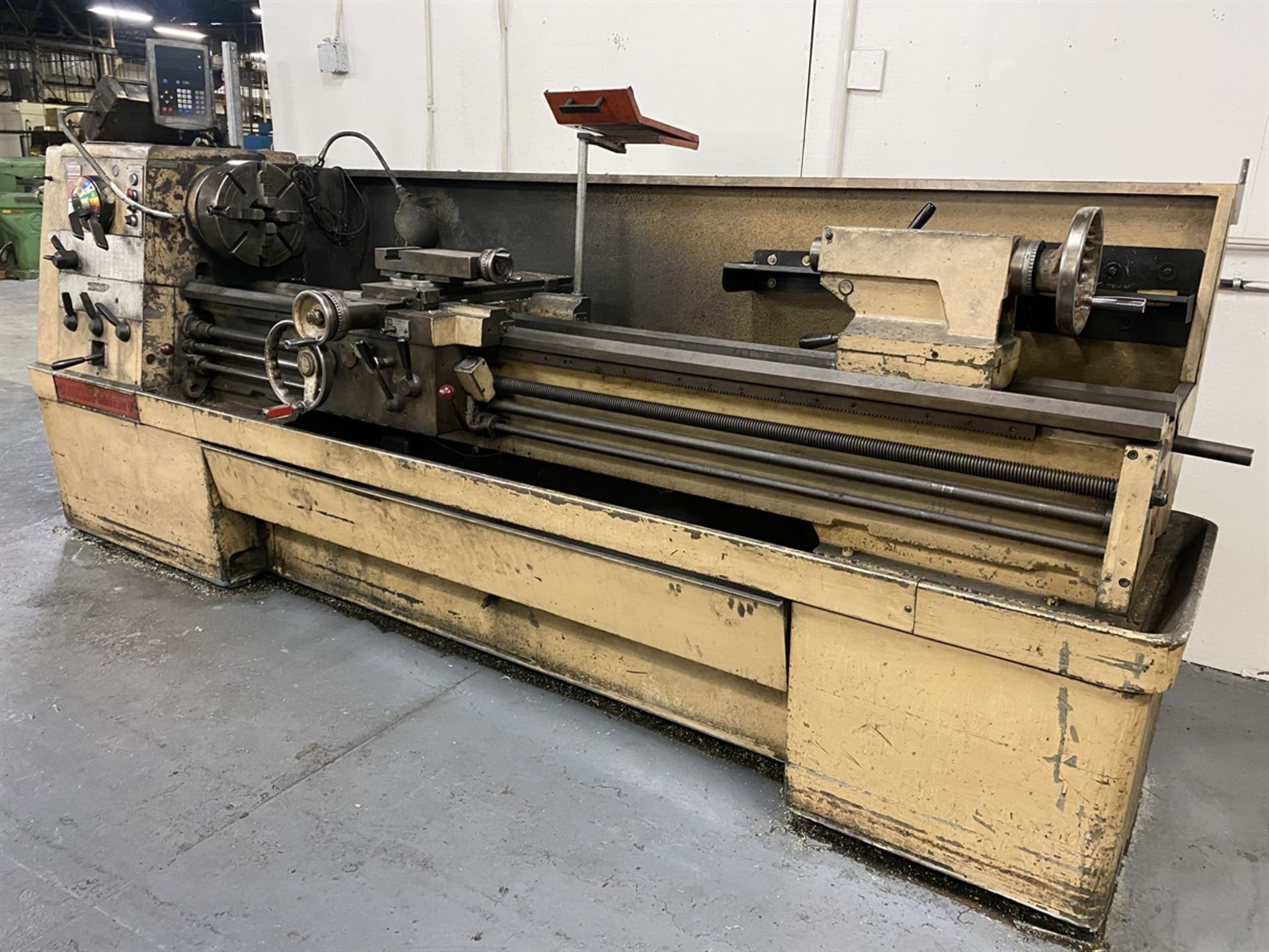 CLAUSING COLCHESTER 17 Lathe, s/n 7/0220/13896, 17” Swing, 80” Between Centers, 12” 4-Jaw Chuck,