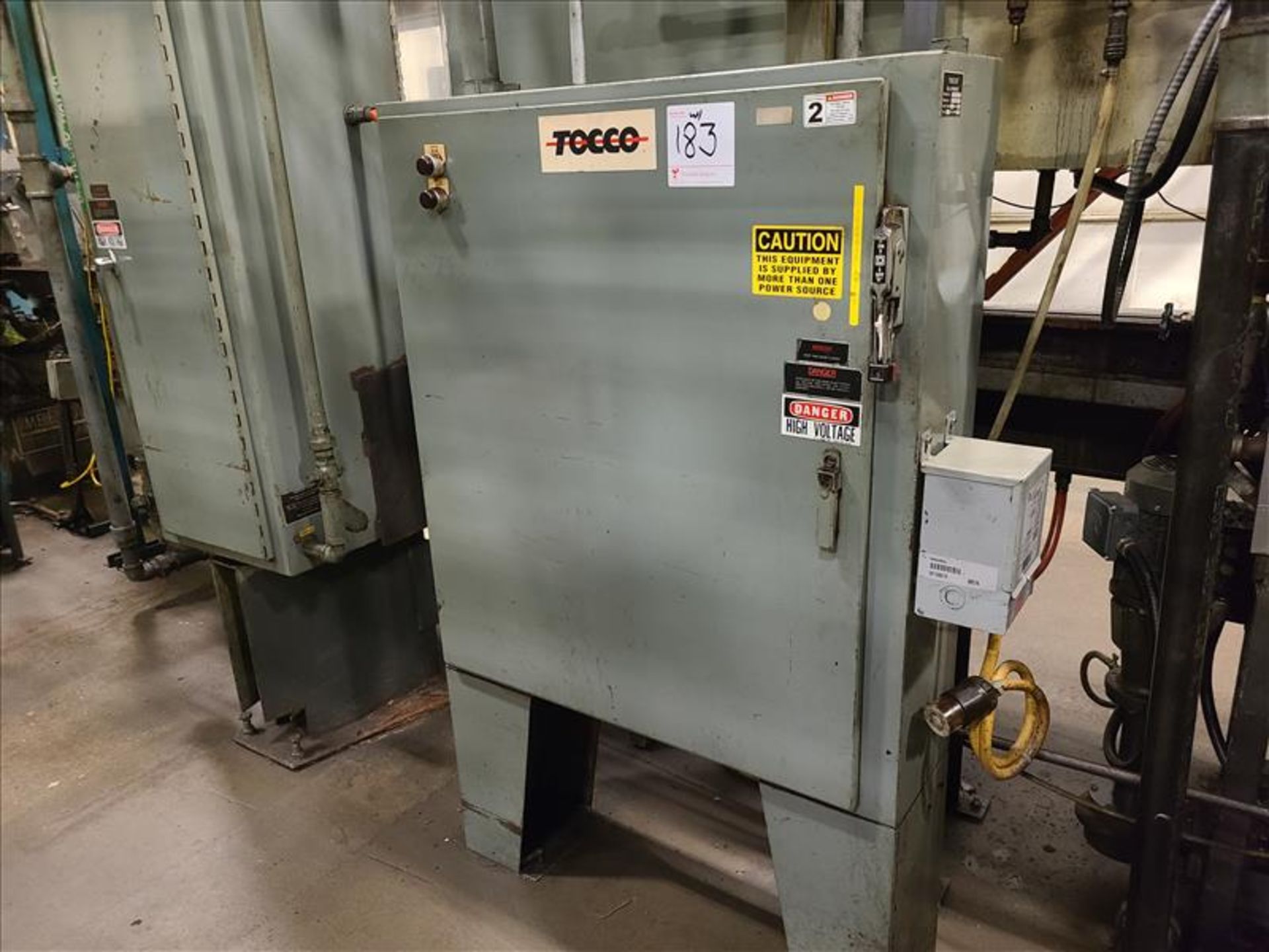 TOCCO Tempering Unit w/ INDUCTRON 100-3T-02 100 kw, s/n 12-8313-11 c/w Distilled Water Cooling/ - Image 13 of 20