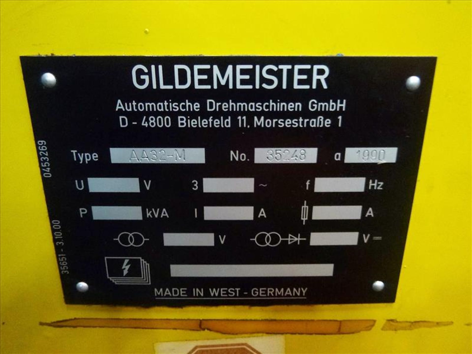 GILDEMEISTER AA32M-8 Auto Bar Machines, s/n 35348 8 Spl w/ Bar Feed & Inclined Conveyor - Image 10 of 16