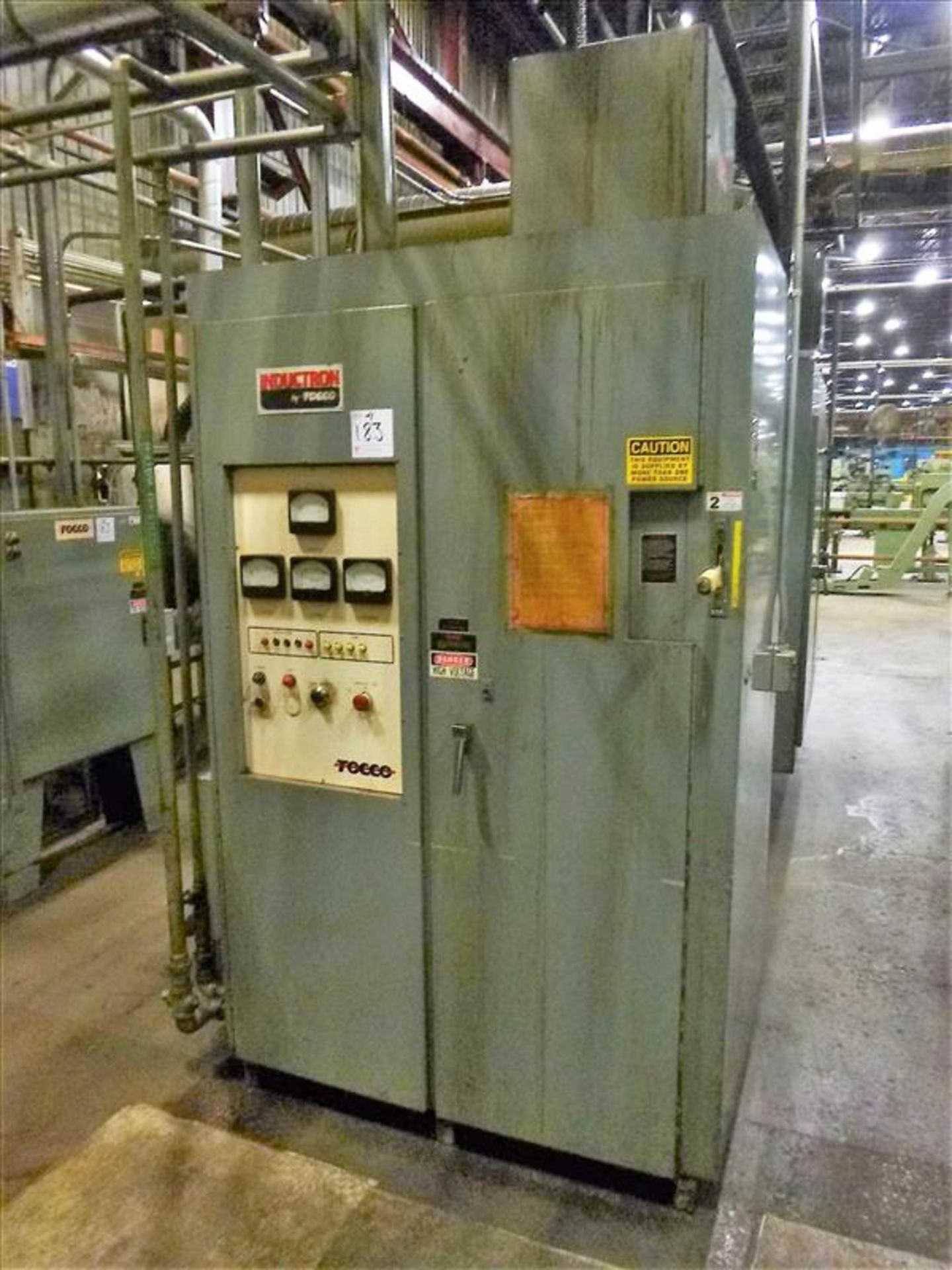 TOCCO Tempering Unit w/ INDUCTRON 100-3T-02 100 kw, s/n 12-8313-11 c/w Distilled Water Cooling/ - Image 8 of 20